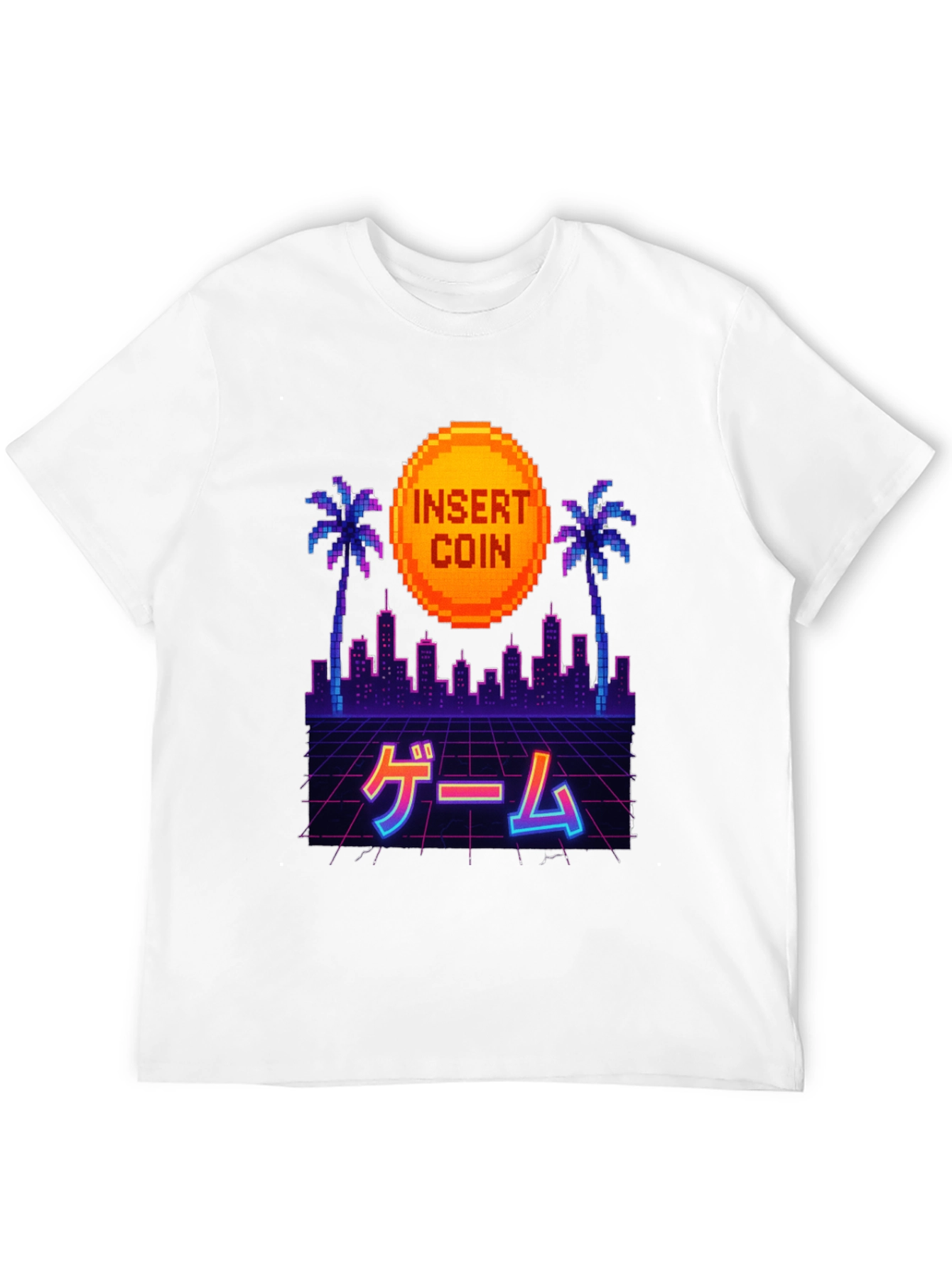 Retro Pixel Art Insert Coin T-Shirt