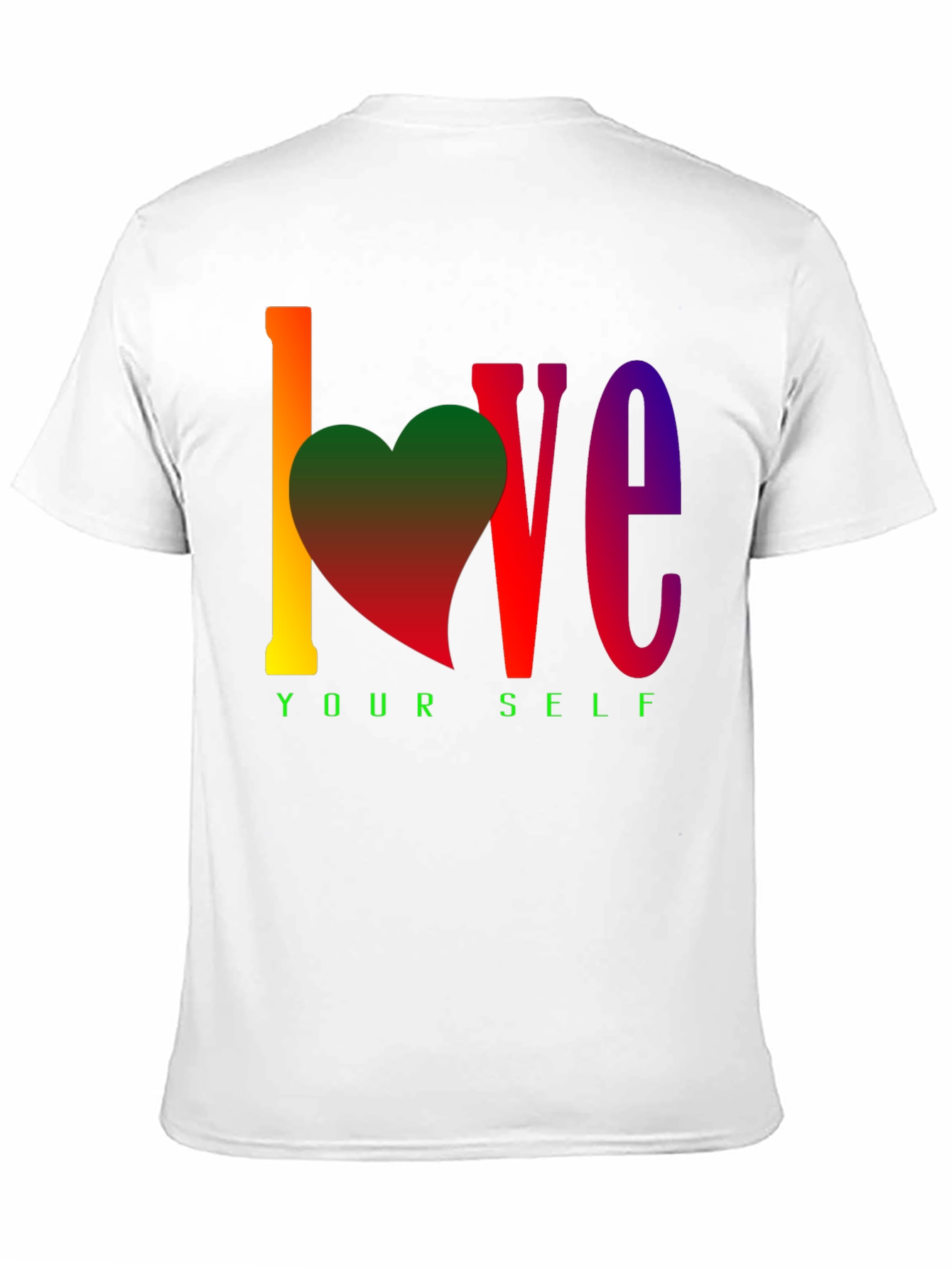 Love Yourself Rainbow Graphic Tee