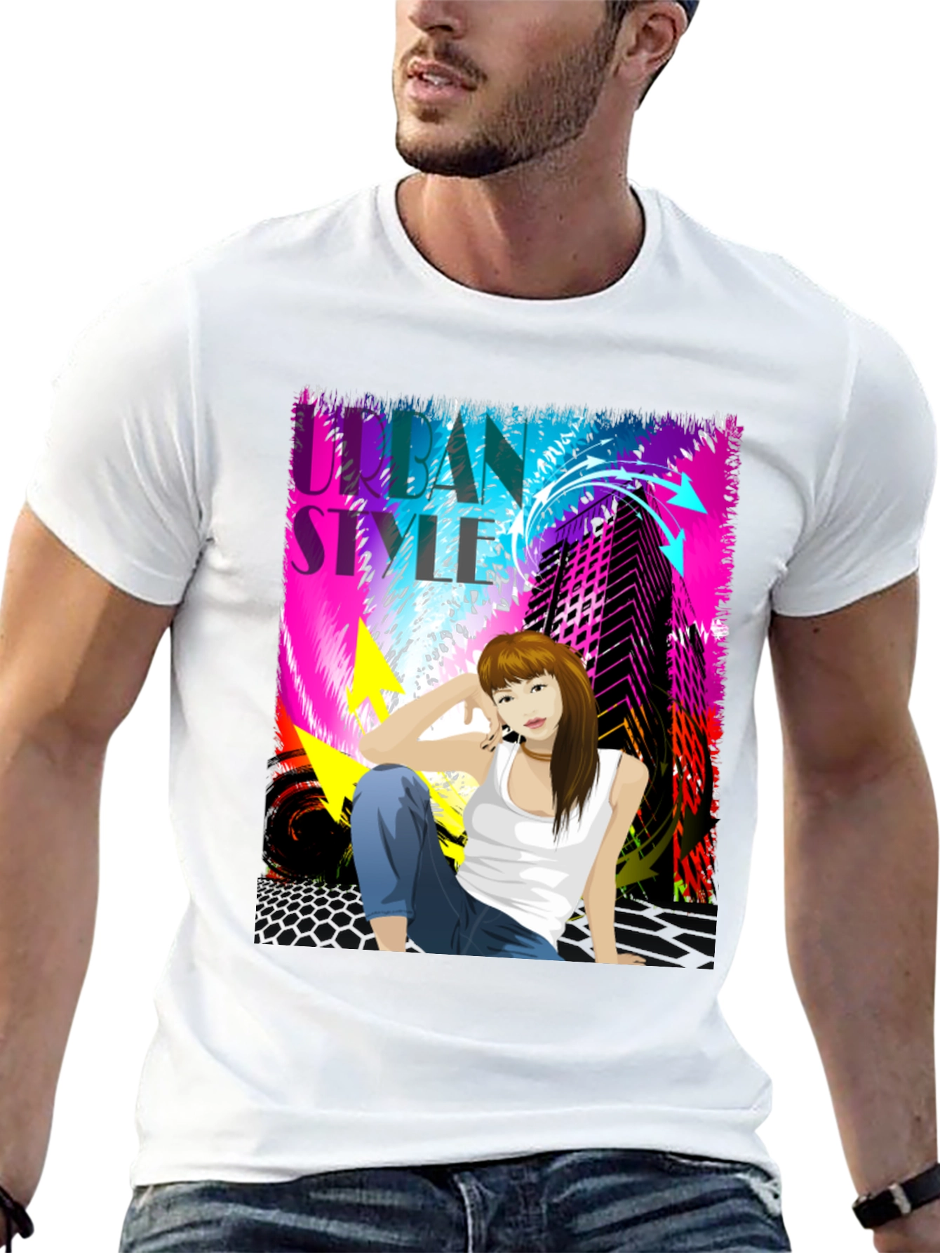 Urban Style Graphic Print T-Shirt