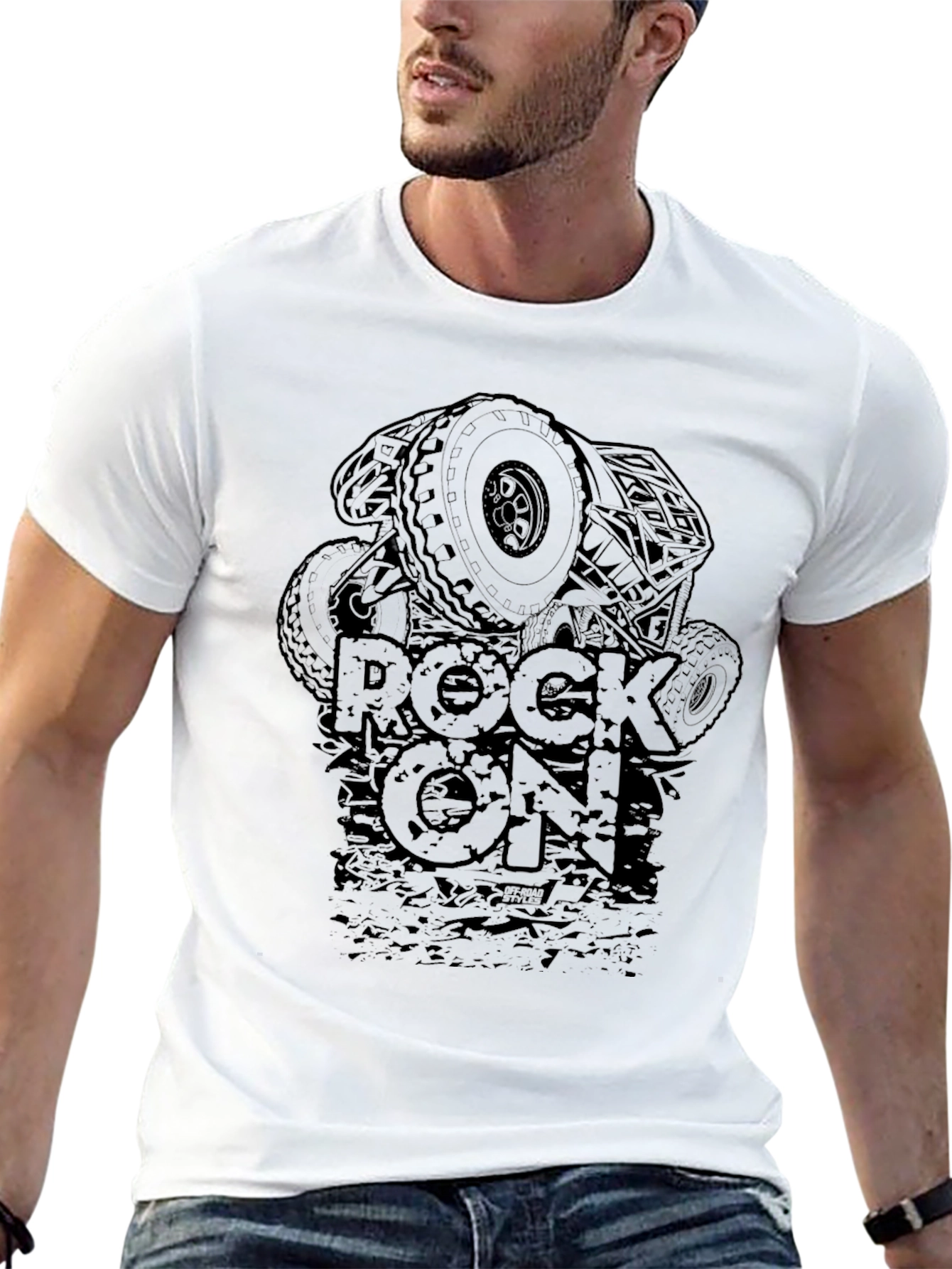 Rock On Off-Road T-Shirt - Black