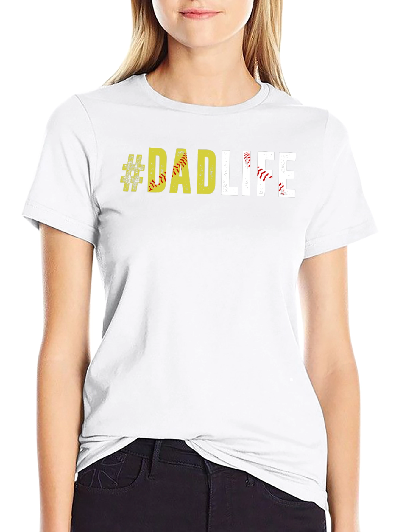 #DadLife Softball T-Shirt - Fathers Day Apparel
