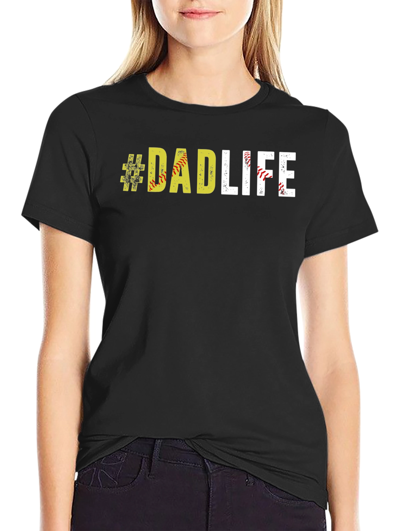 #DadLife Softball T-Shirt - Fathers Day Apparel
