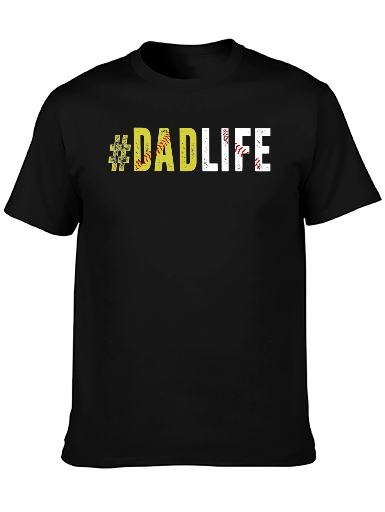 #DadLife Softball T-Shirt - Fathers Day Apparel