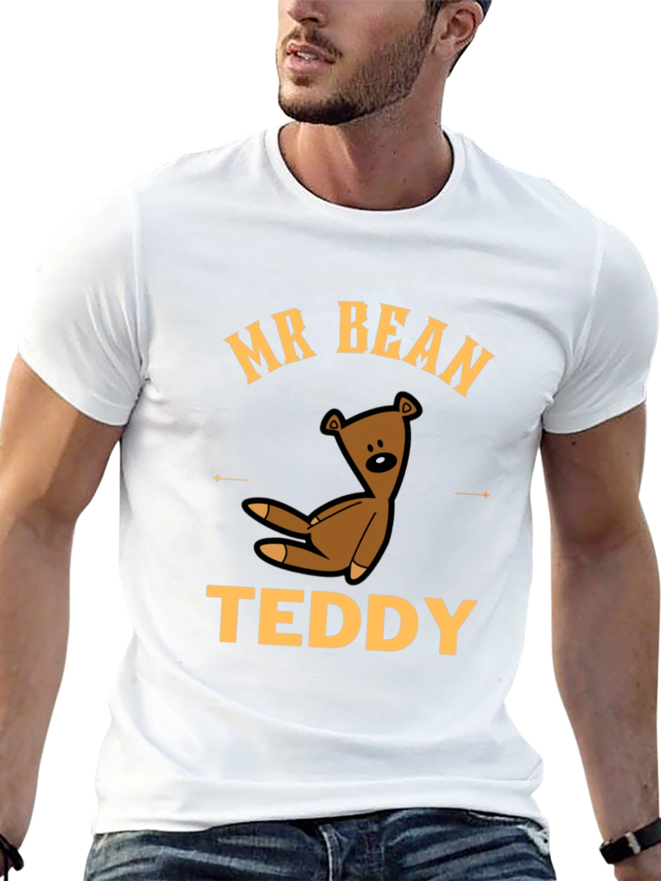 Mr. Bean Teddy Bear Graphic T-Shirt