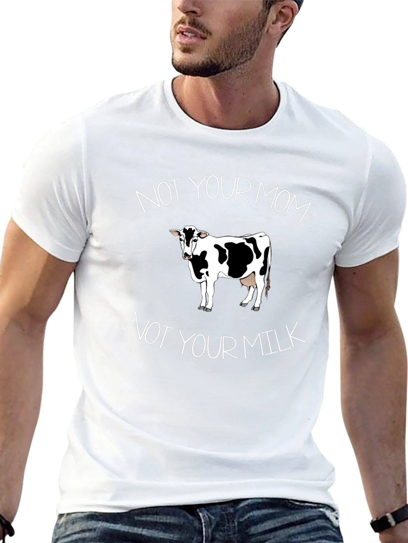 Not Your Mom Not Your Milk Vegan T-Shirt