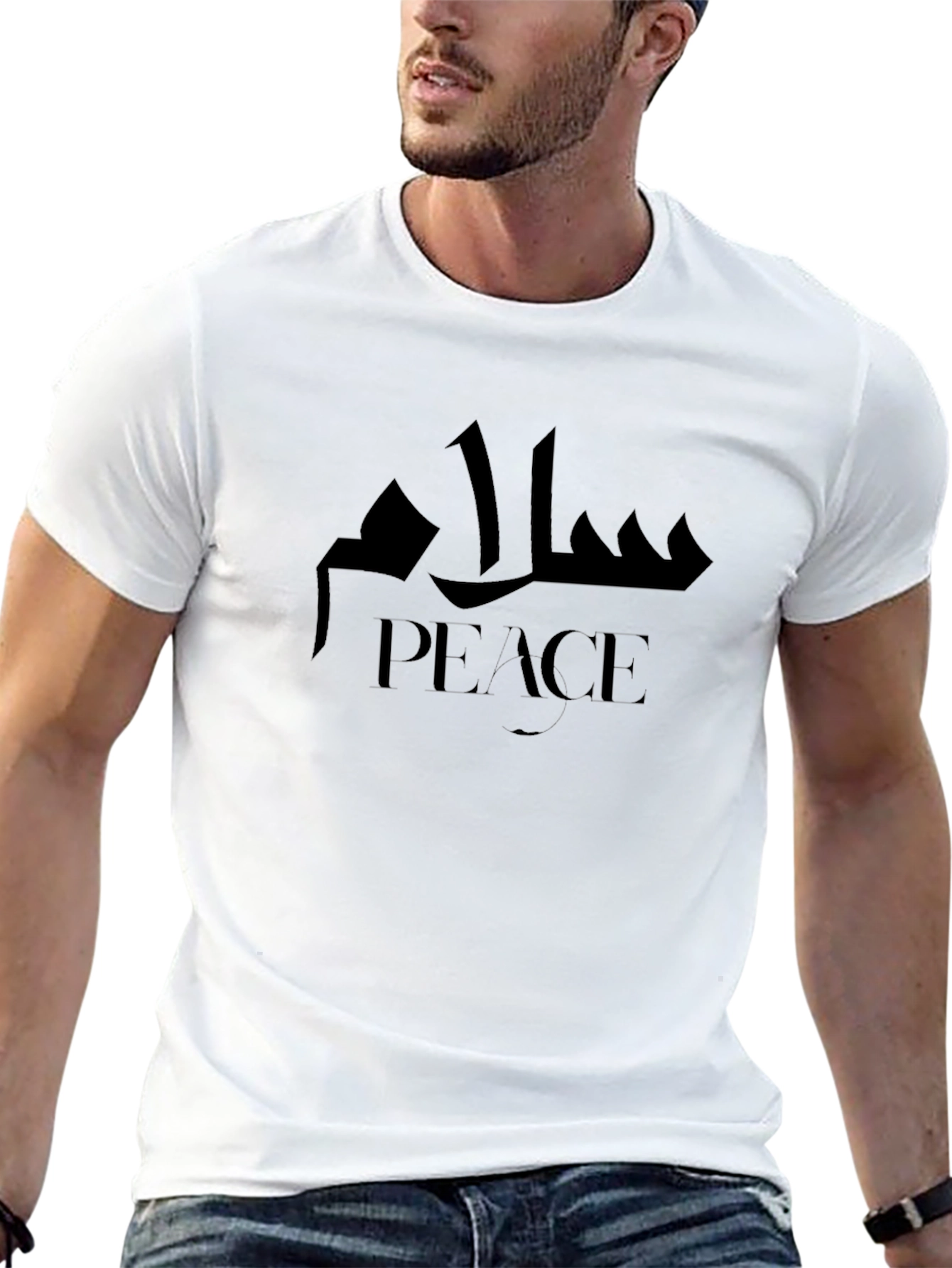 Peace Graphic T-Shirt - Unisex Black Tee