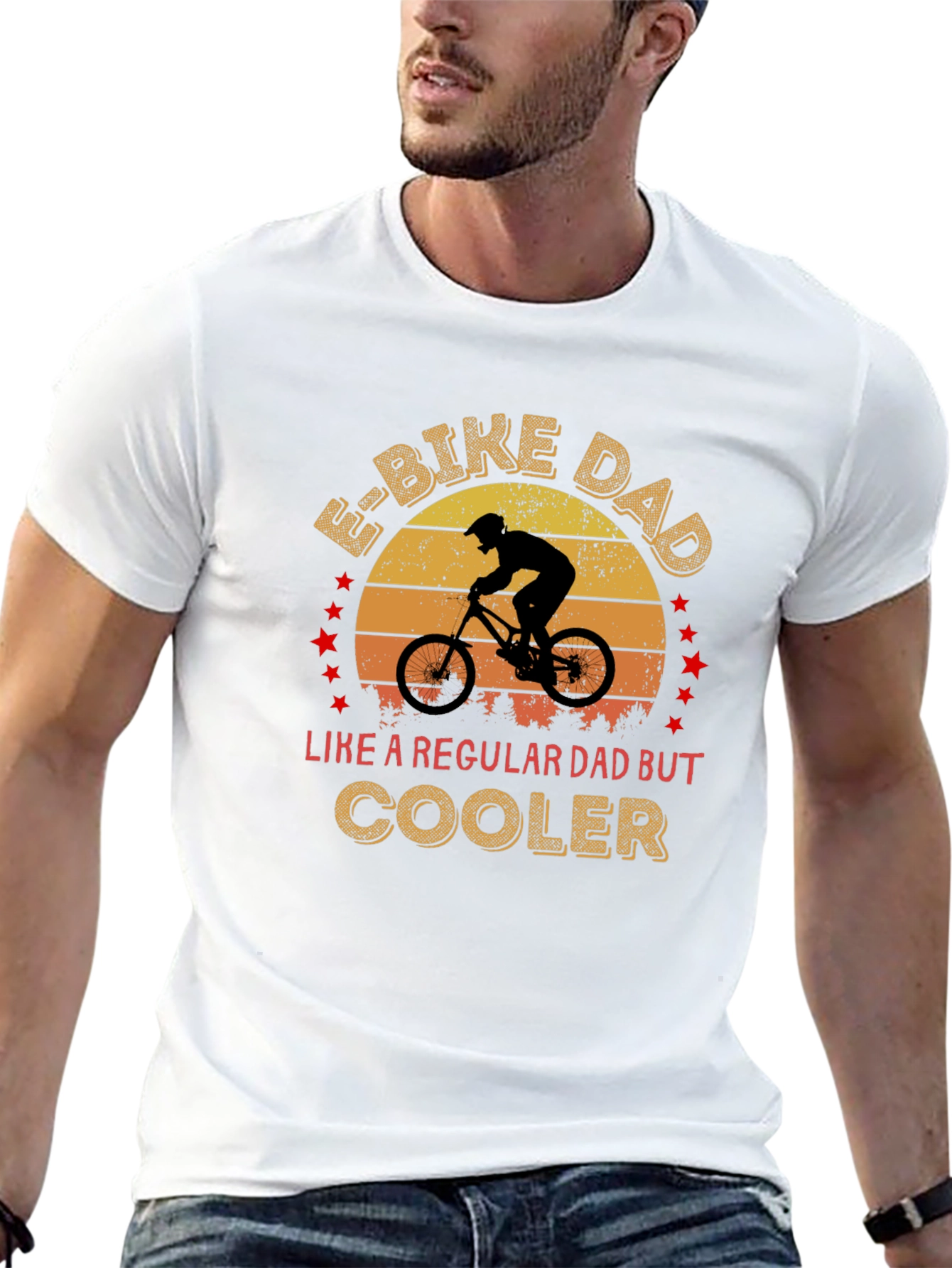 E-Bike Dad T-Shirt: Regular Dad But Cooler
