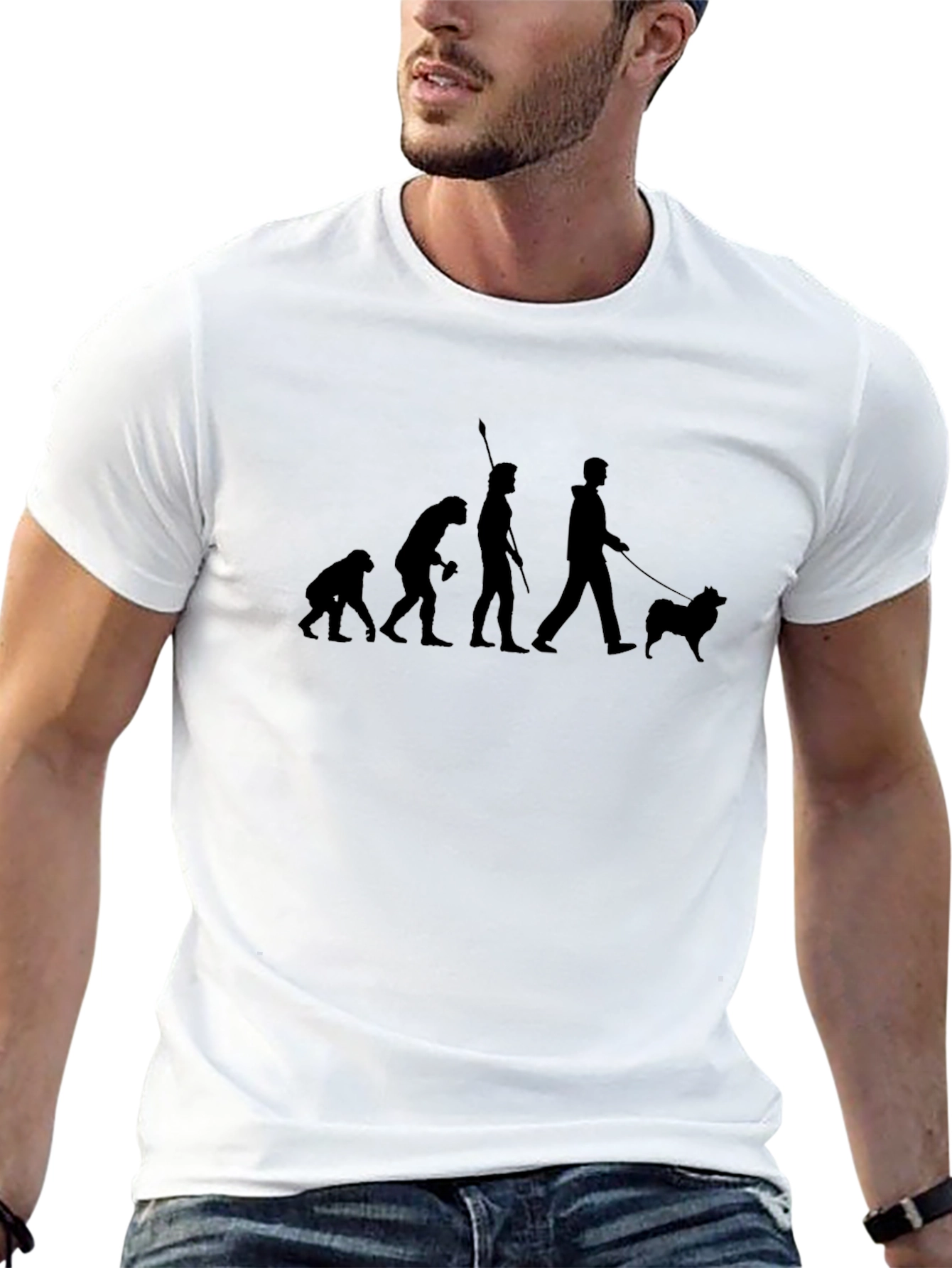 Evolution of Dog Walker T-Shirt