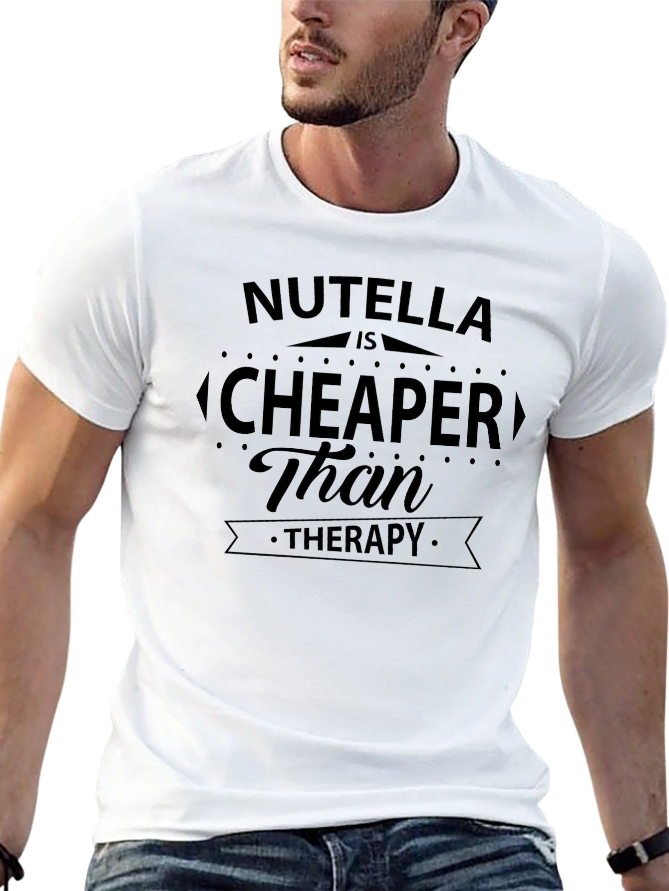 Nutella Therapy Funny Graphic T-Shirt