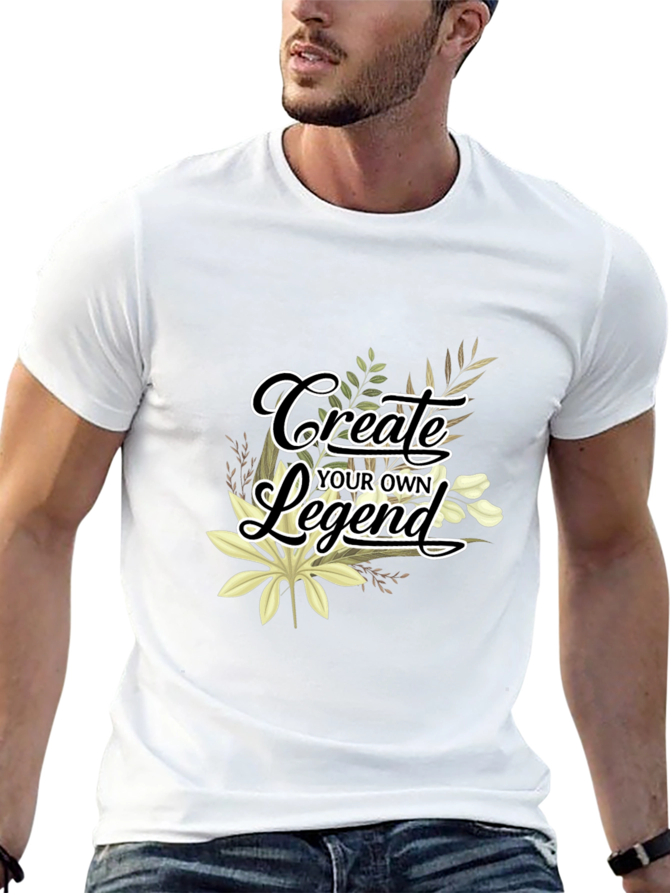 Create Your Own Legend Graphic Tee - Black