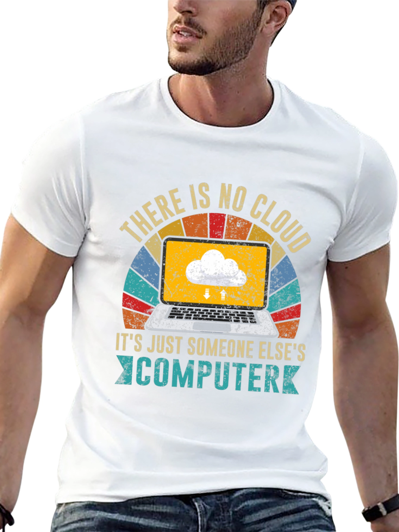 Retro There Is No Cloud T-Shirt