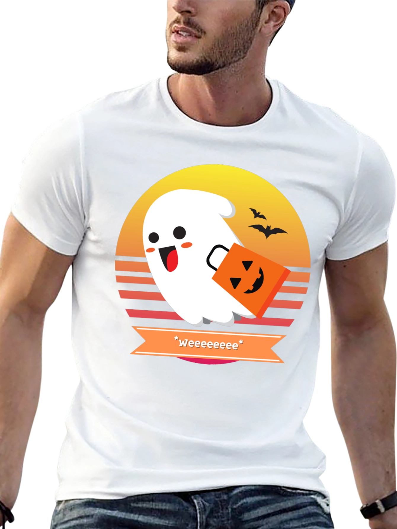 Cute Halloween Ghost T-Shirt