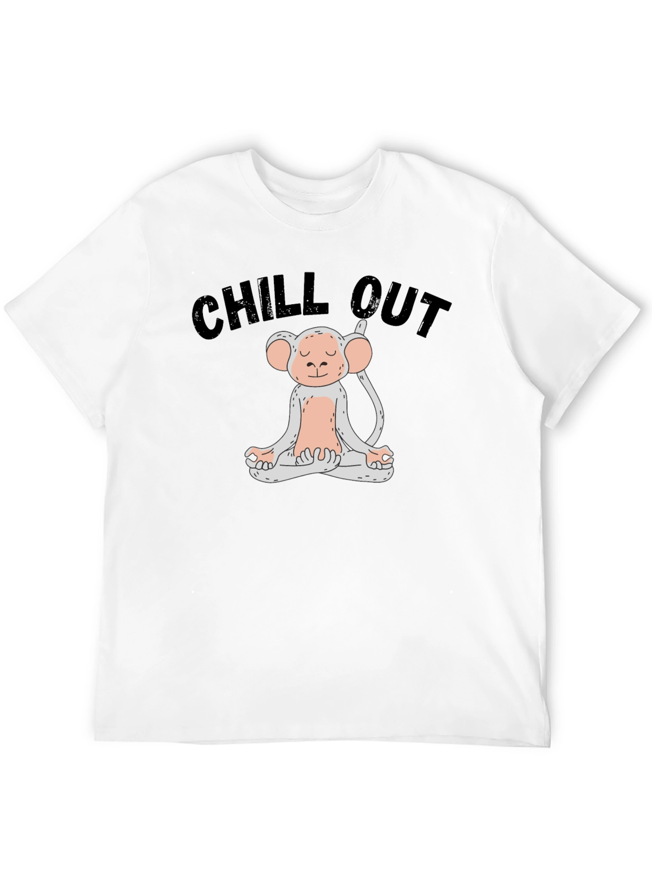 Chill Out Monkey Meditation T-Shirt
