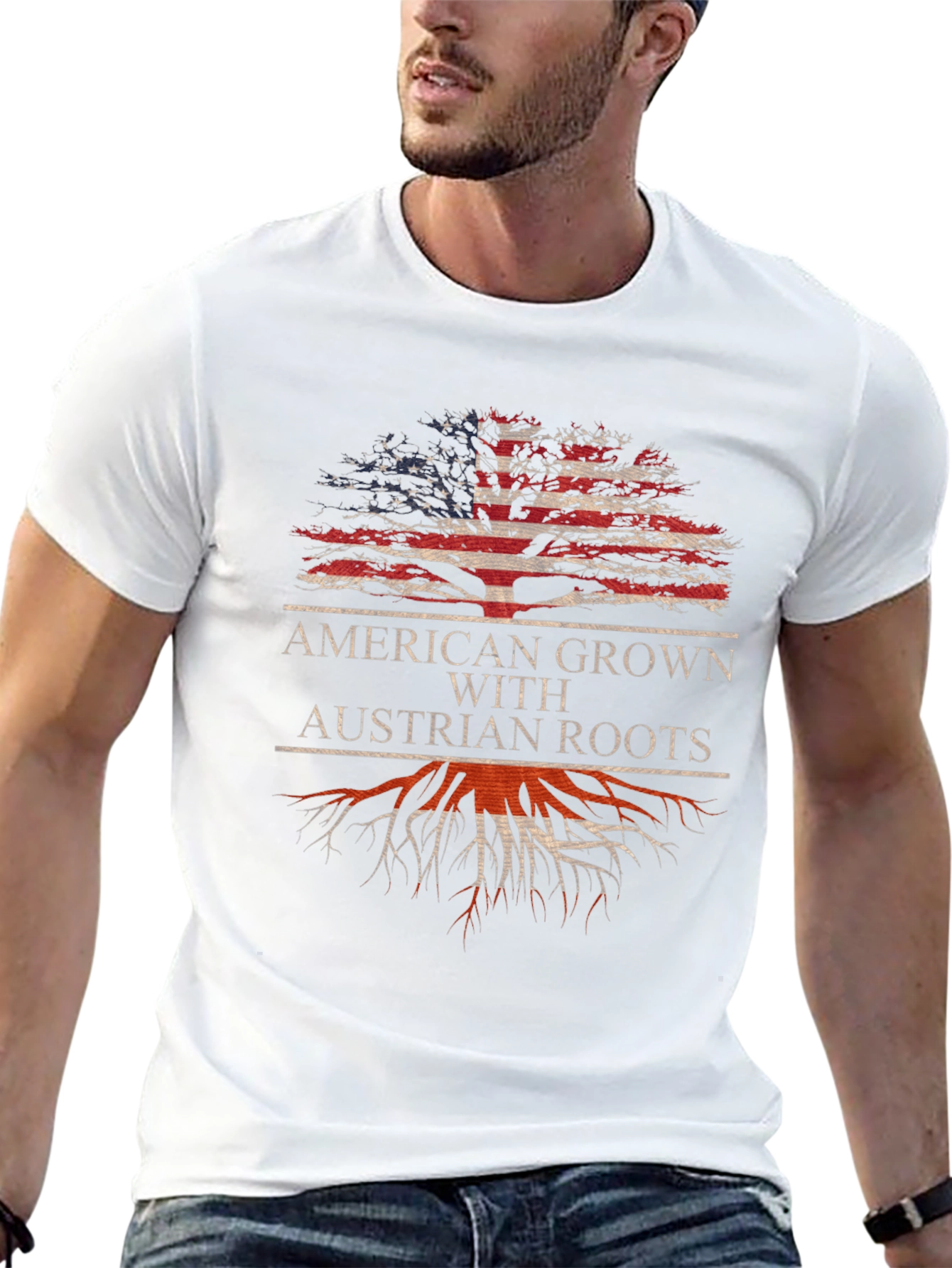 American Grown with Austrian Roots T-Shirt