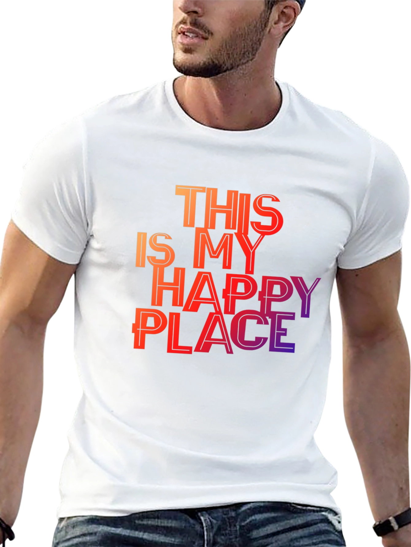 Happy Place Graphic T-Shirt - Unisex