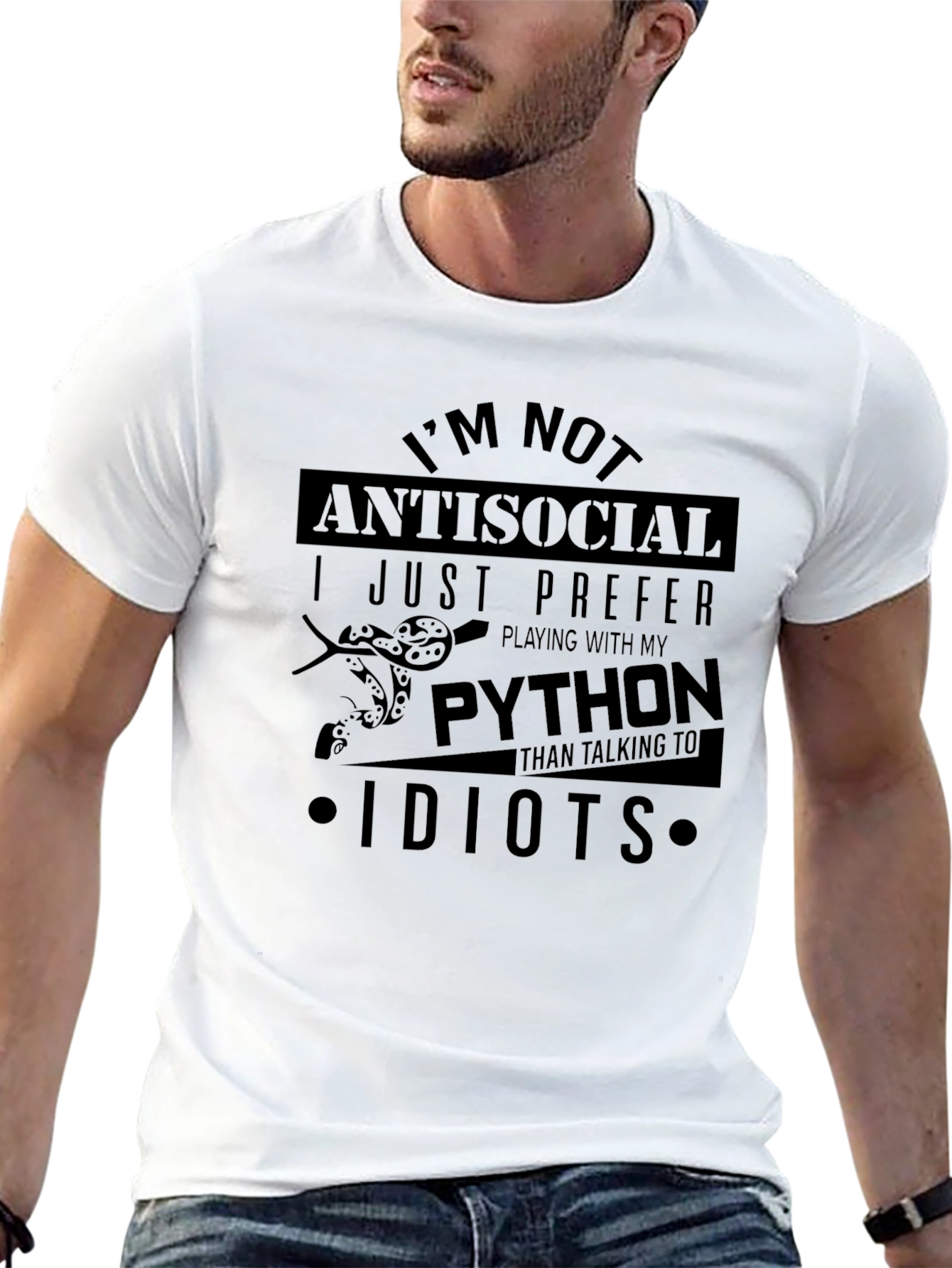Anti-Social Python Programmer T-Shirt