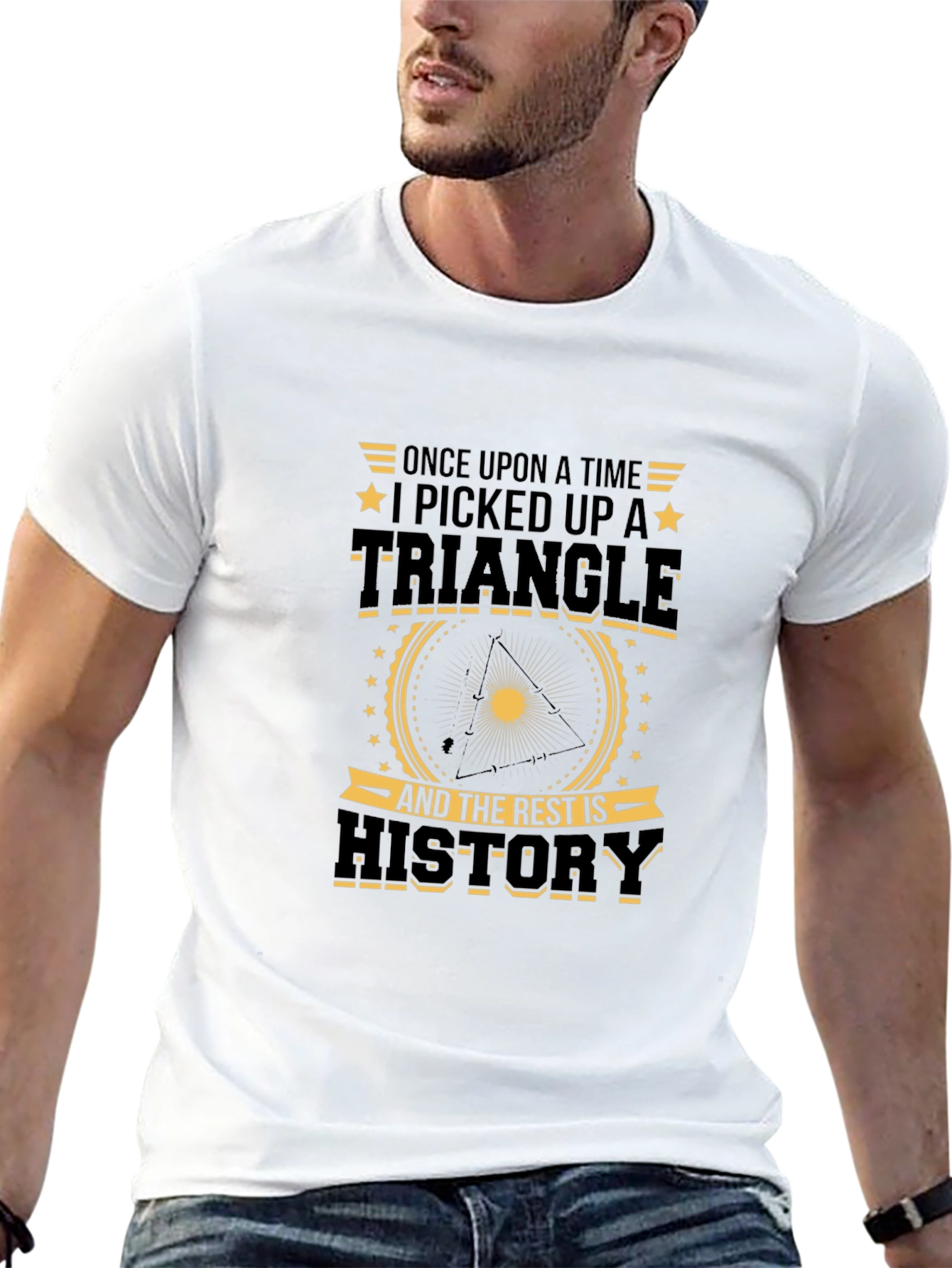 Once Upon a Time Triangle Graphic T-Shirt