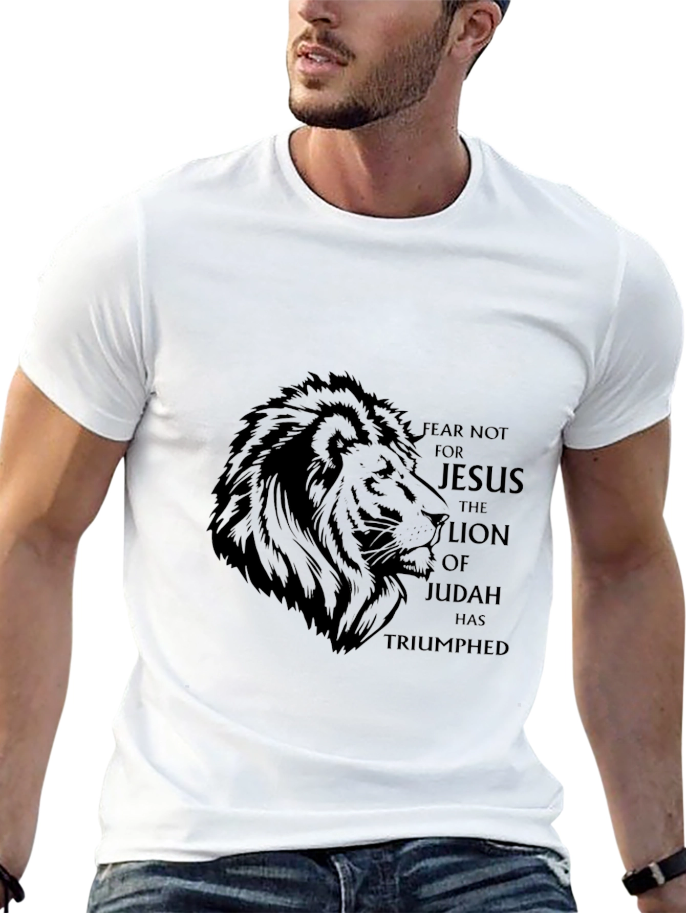 Lion of Judah Black Graphic Tee