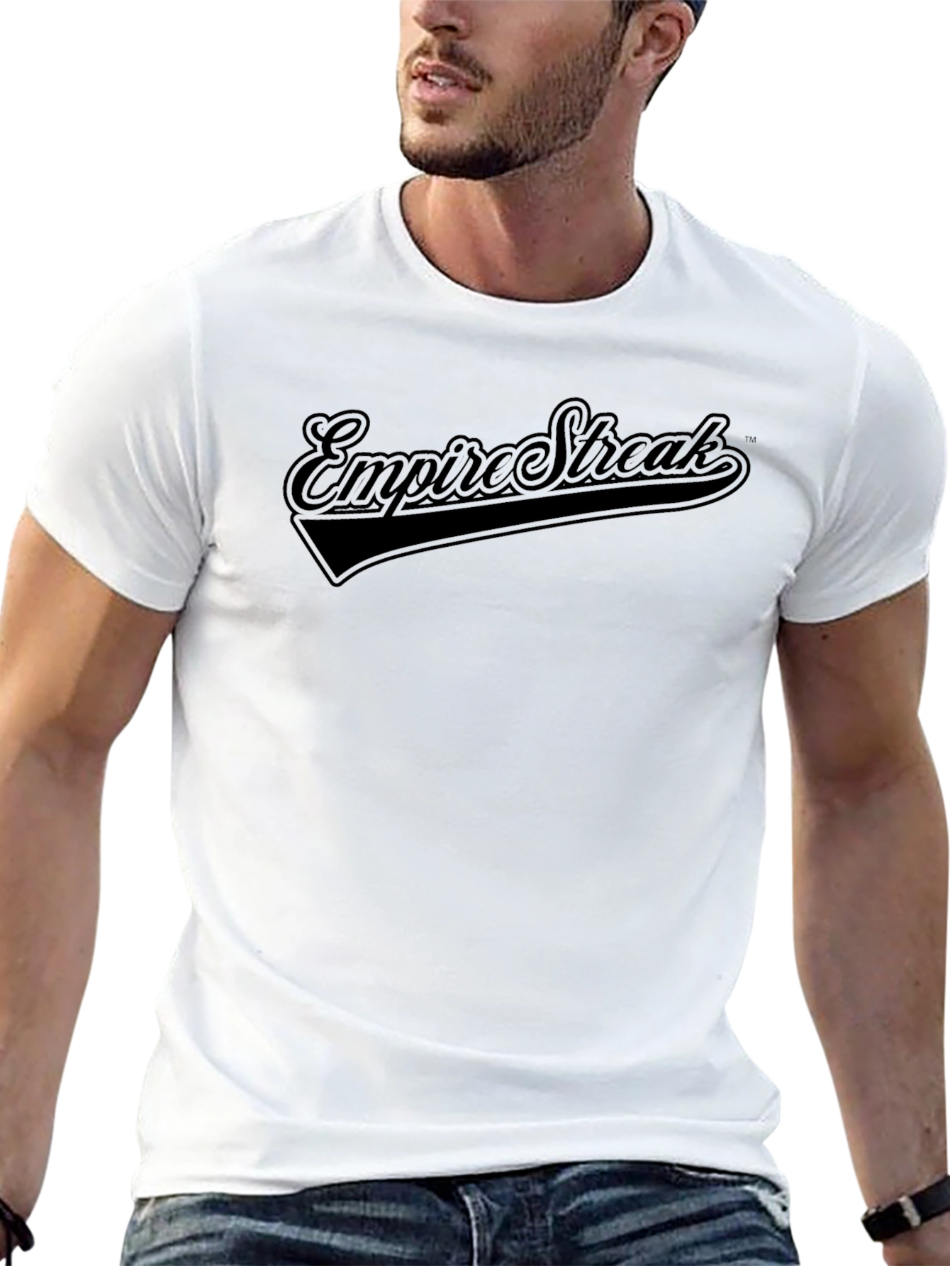 Empire Streak Black Graphic Tee