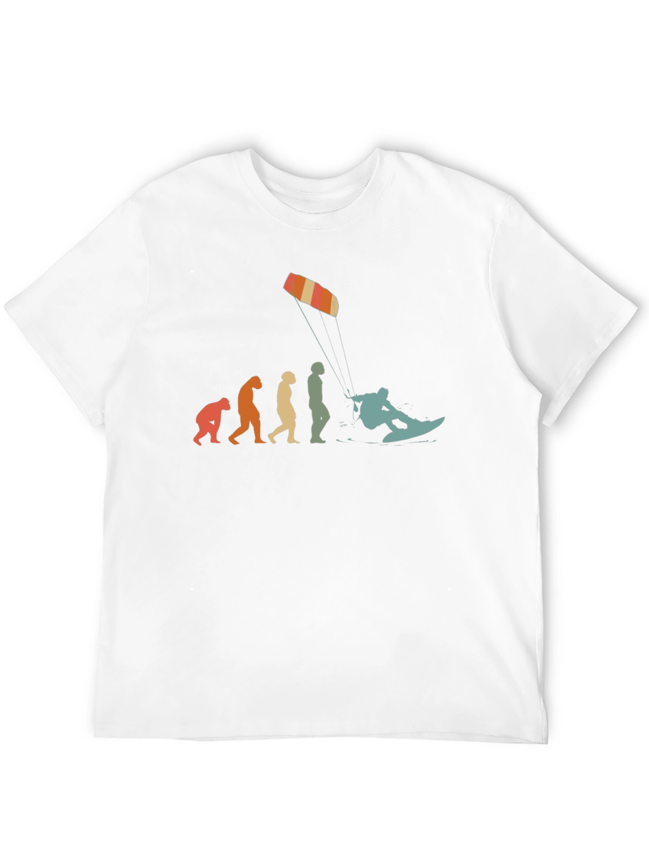 Kitesurfing Evolution Graphic Tee