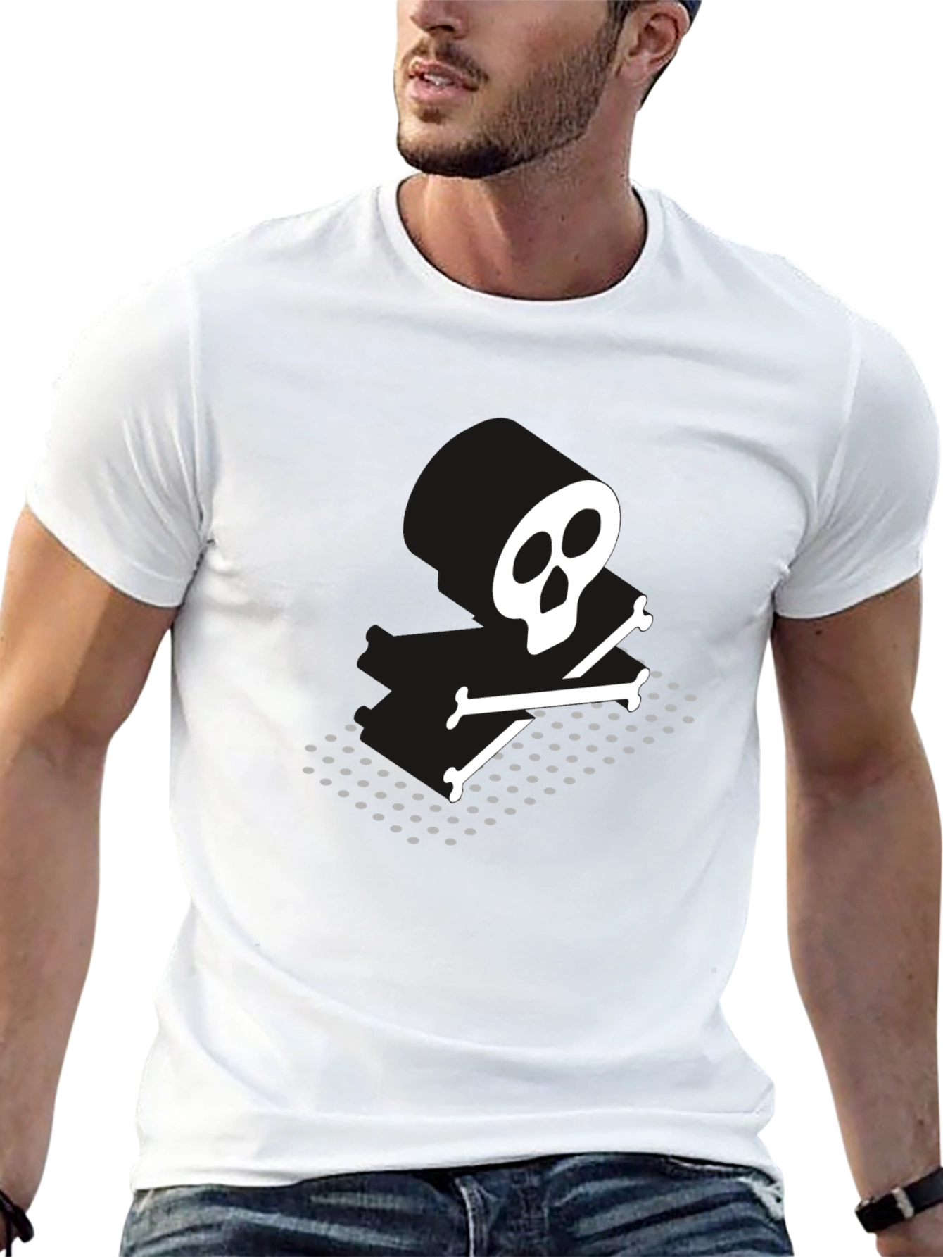 Skull & Crossbones Graphic T-Shirt - Mens
