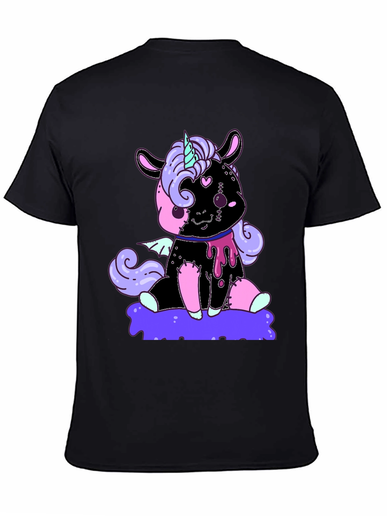 Creepy Cute Zombie Unicorn Graphic Tee