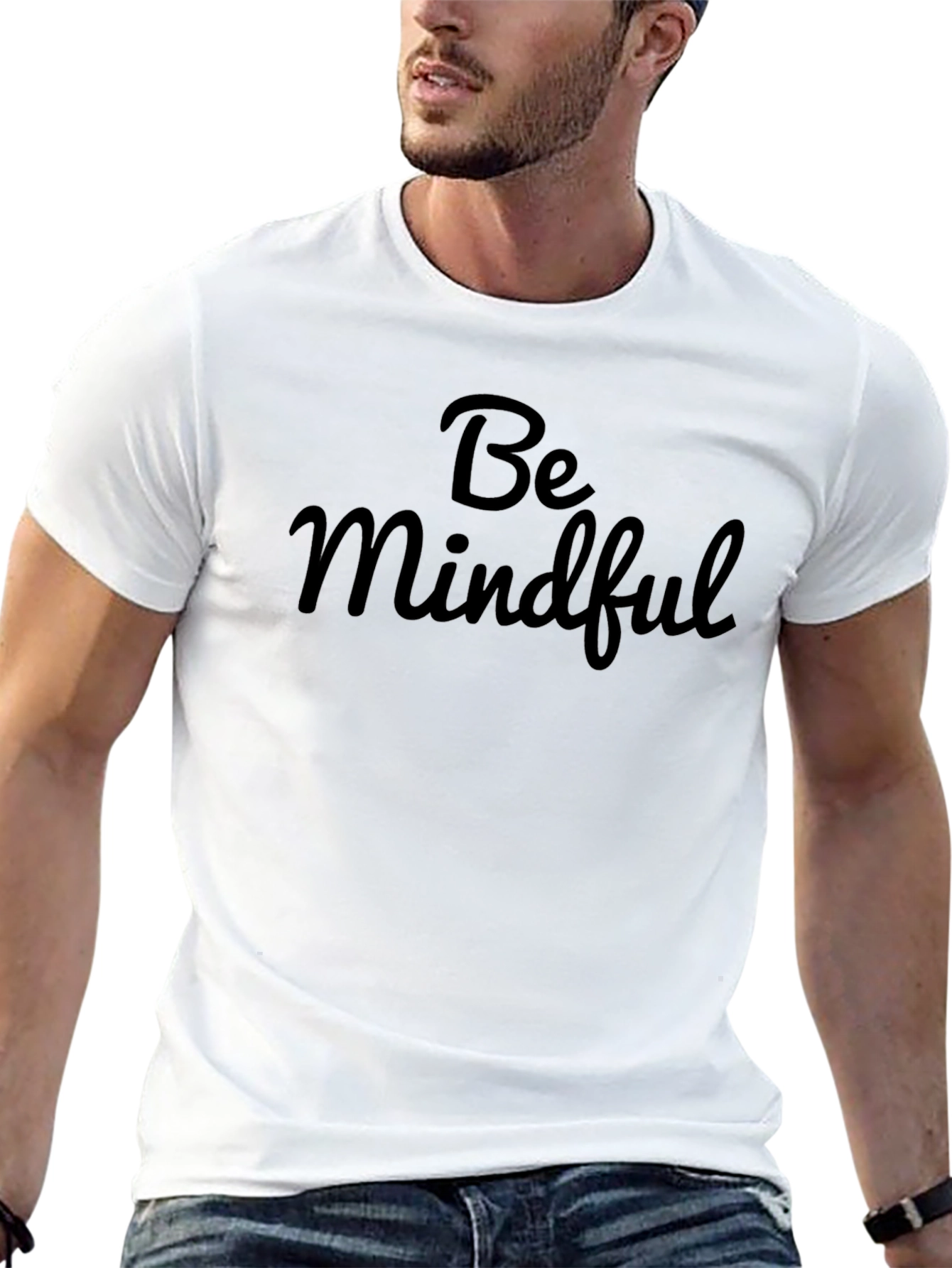 Be Mindful Black T-Shirt - Stylish & Comfortable