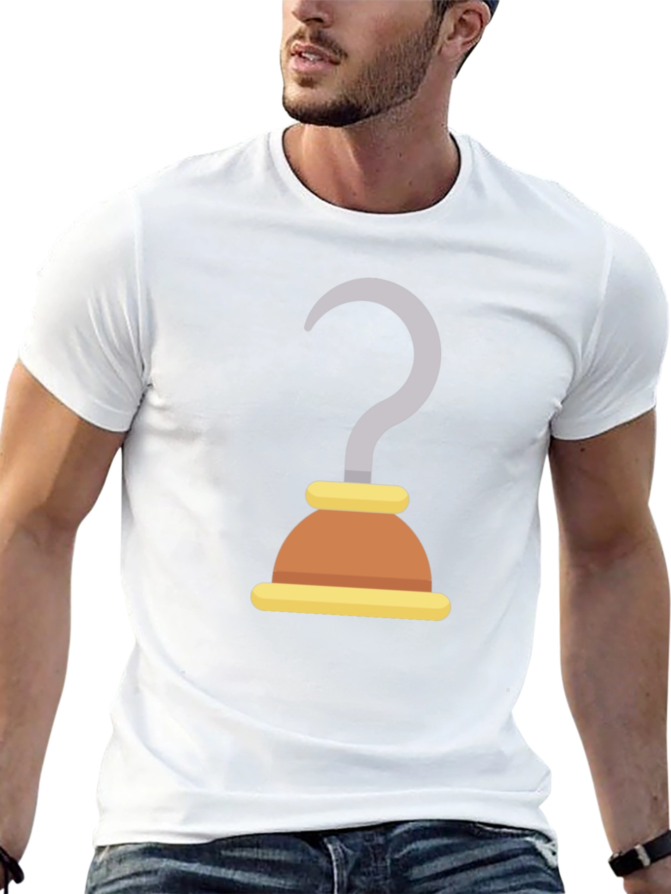 Pirate Hook T-Shirt - Costume Tee for Halloween