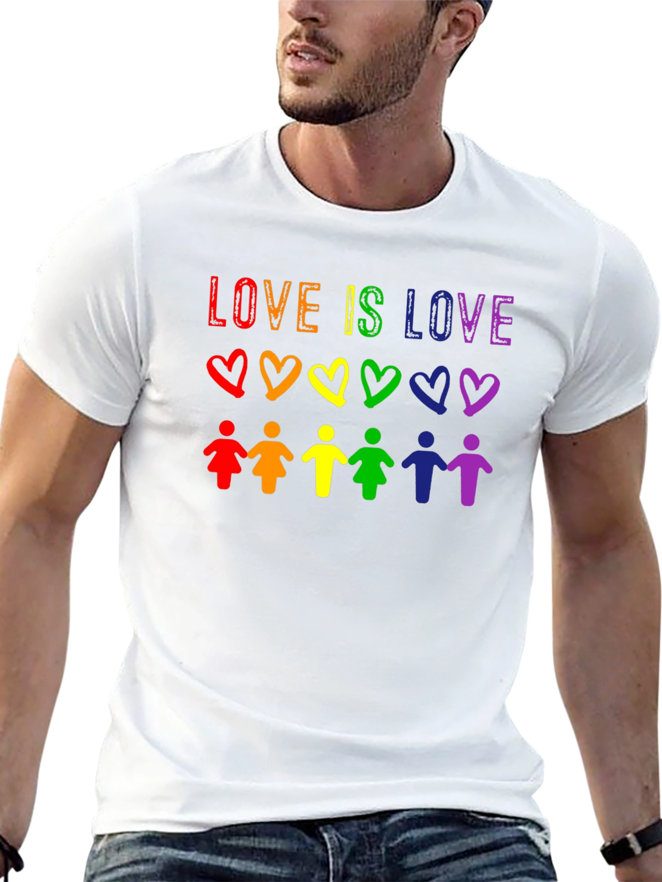 Love is Love Rainbow Pride T-Shirt