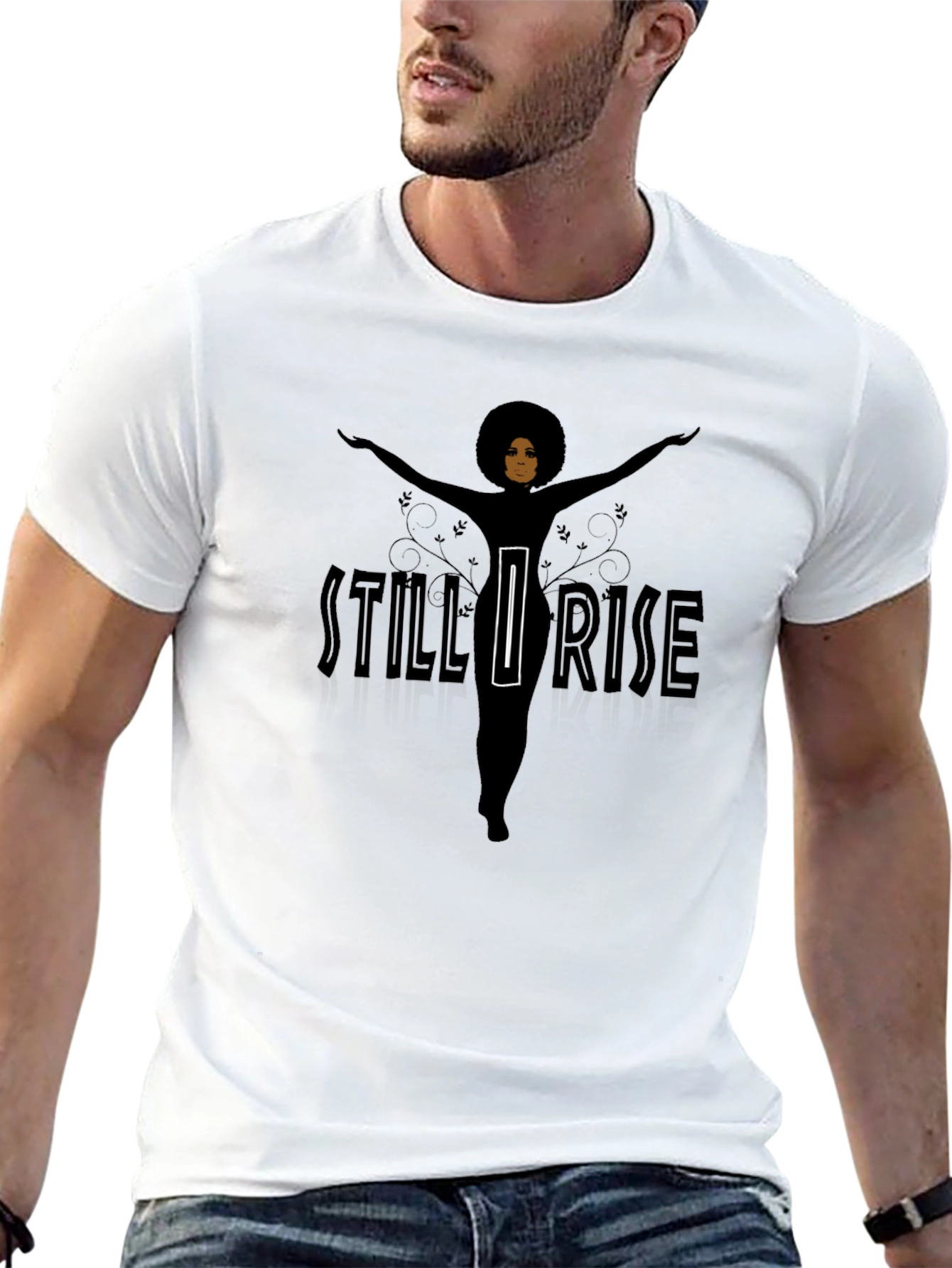 Still I Rise Graphic Black T-Shirt