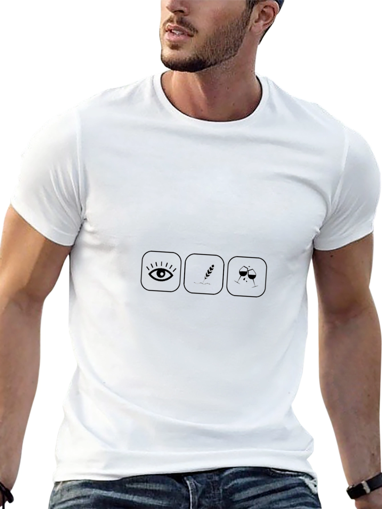 Eye Wine Weed T-Shirt - Graphic Tee