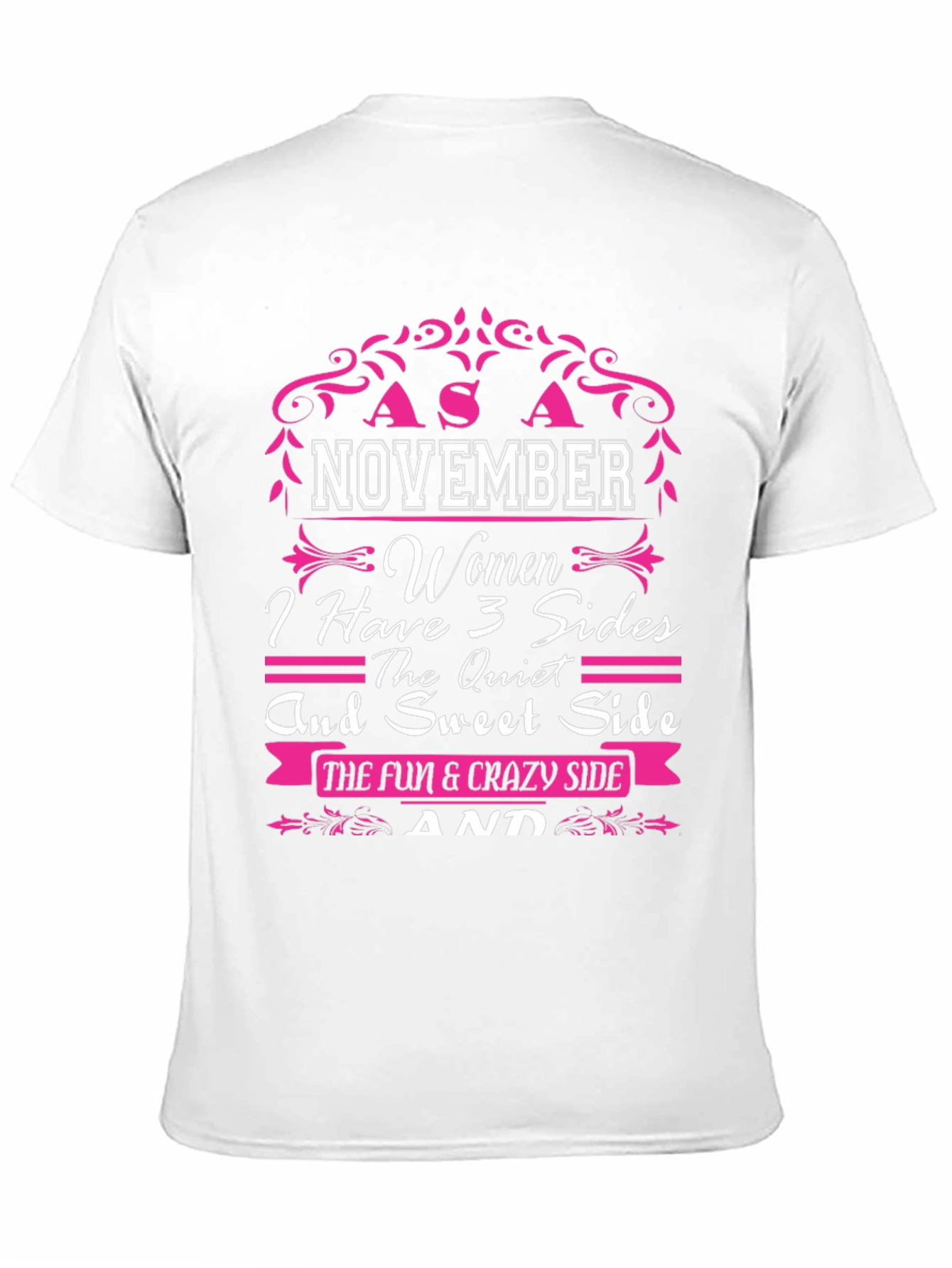 November Women 3 Sides T-Shirt