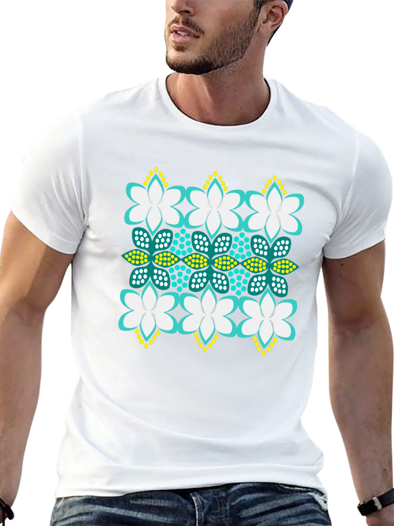 Floral Pattern T-Shirt