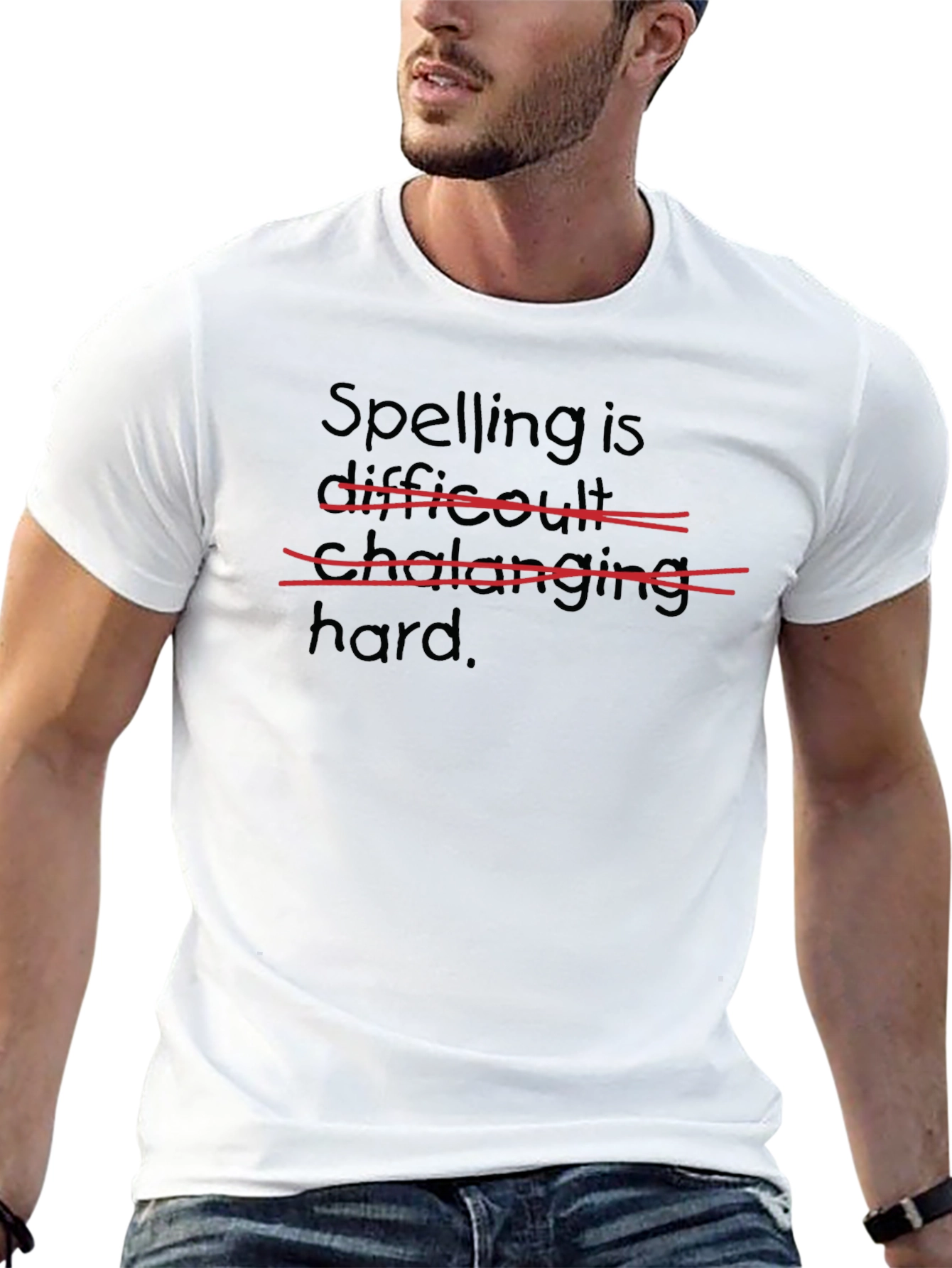 Spelling is Hard T-Shirt Funny Graphic Tee