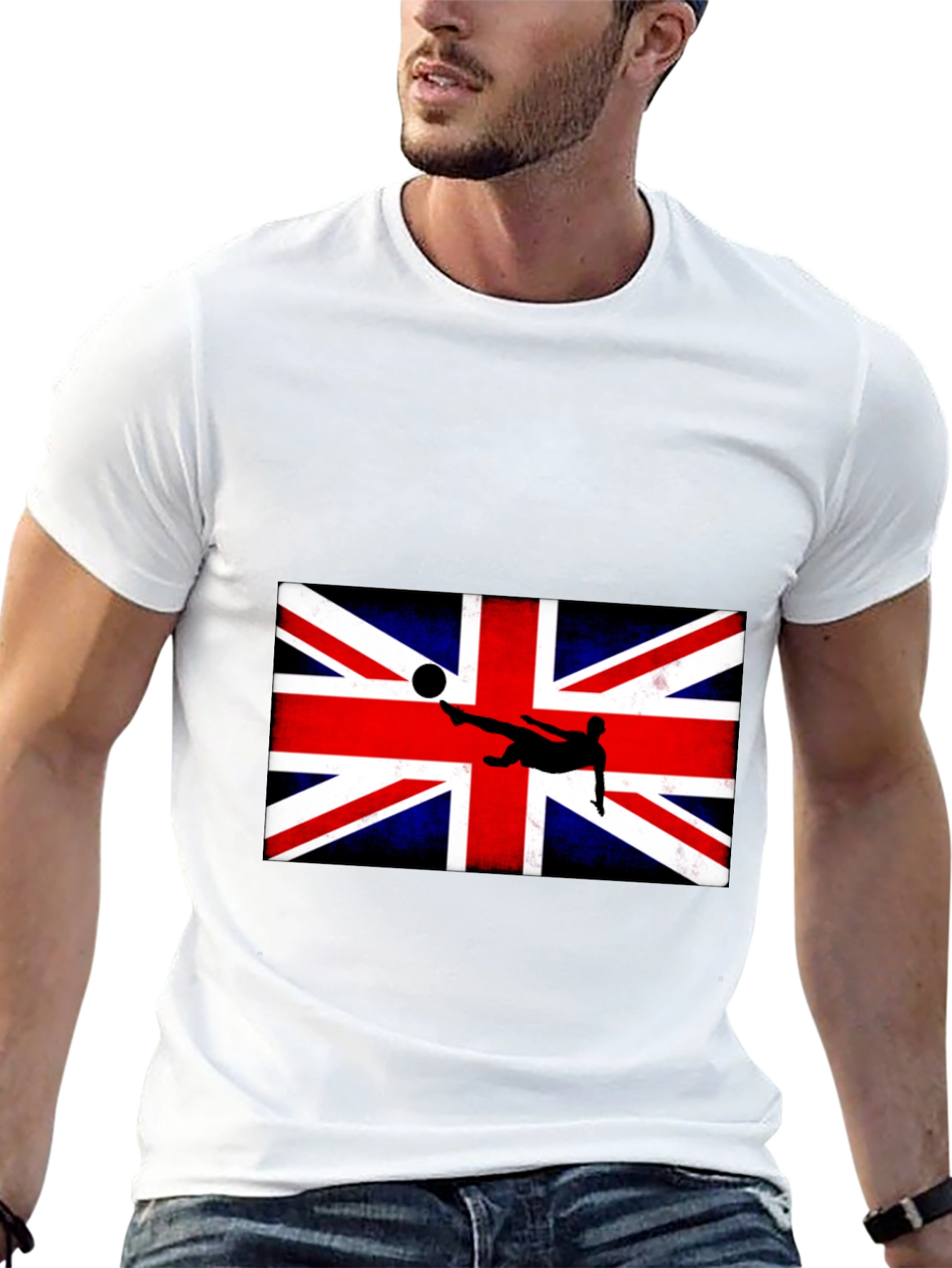 Union Jack Soccer Kick T-Shirt