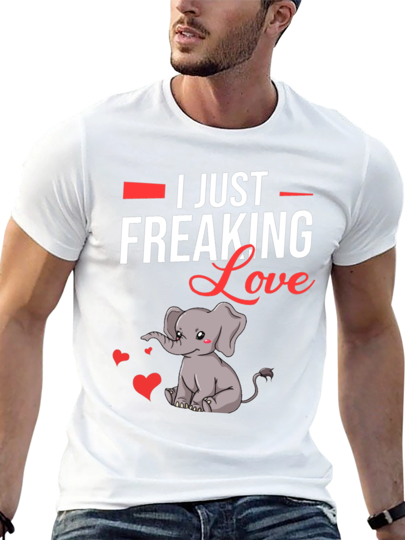 I Just Freaking Love Elephants T-Shirt
