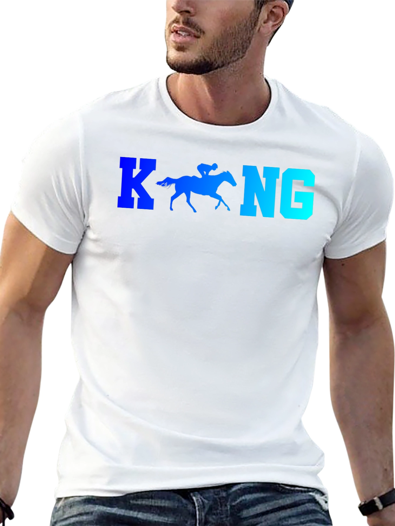 Horse Racing Tee - King Style Graphic T-Shirt
