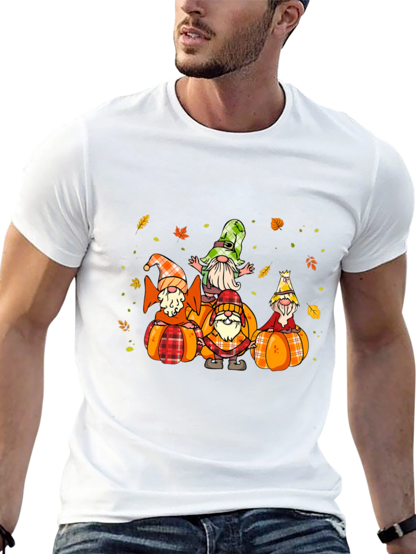 Fall Gnome Pumpkin Patch T-Shirt