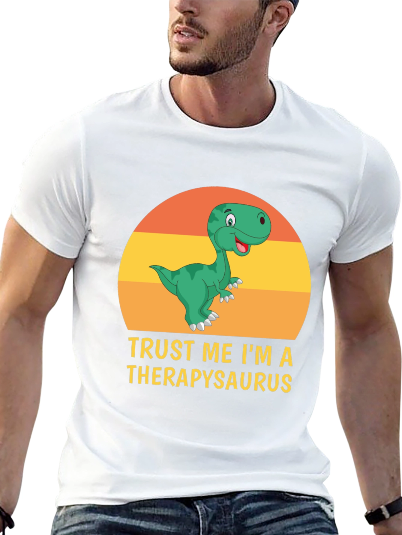 Therapysaurus T-Shirt - Funny Dinosaur Graphic Tee