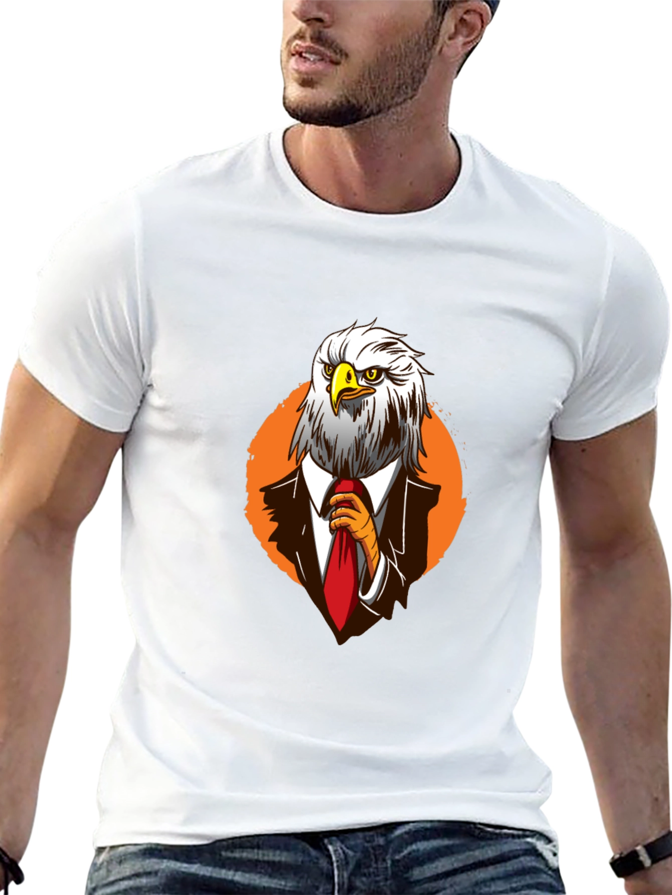 Eagle Boss T-Shirt - Sharp Dressed Bird!