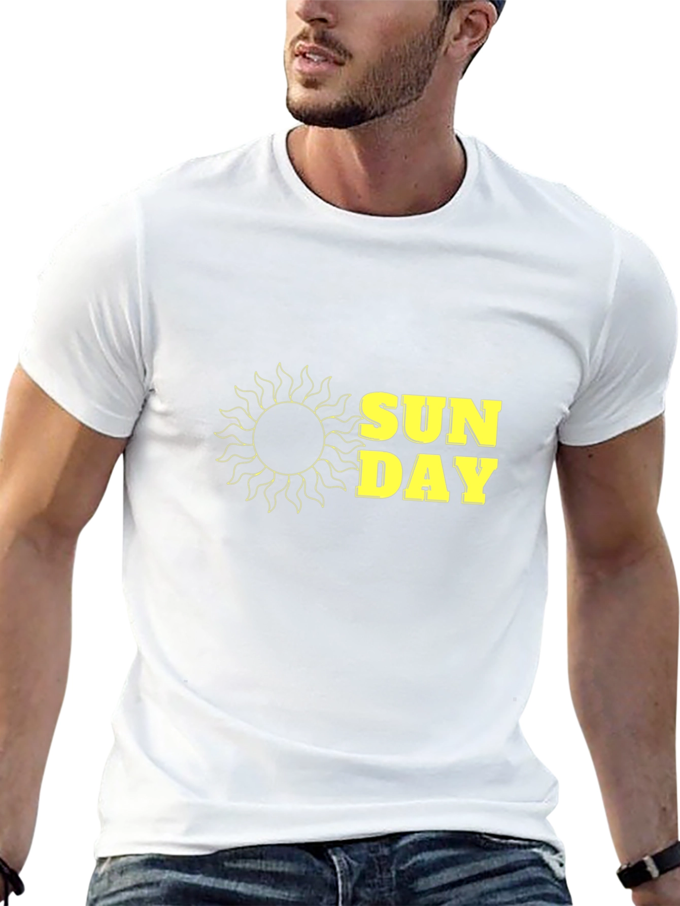 Sunday Sun Graphic Tee - Relaxed Weekend Vibes