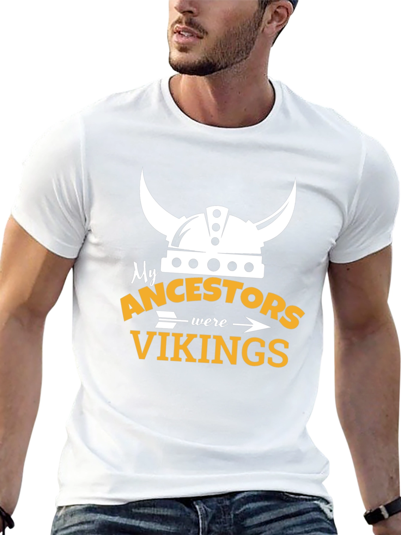Viking Ancestry T-Shirt - Black