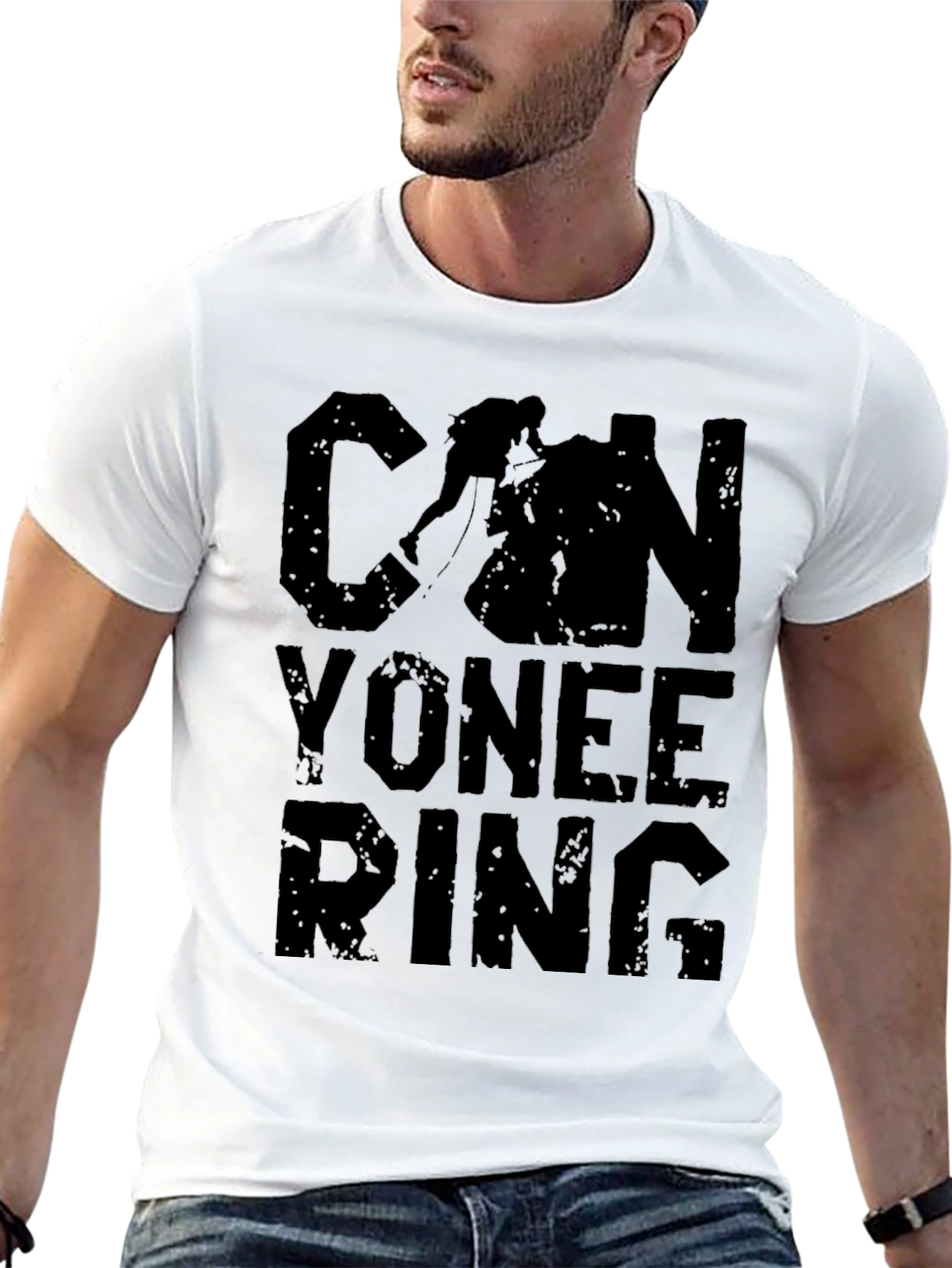 Canyoneering T-Shirt - Black Graphic Tee