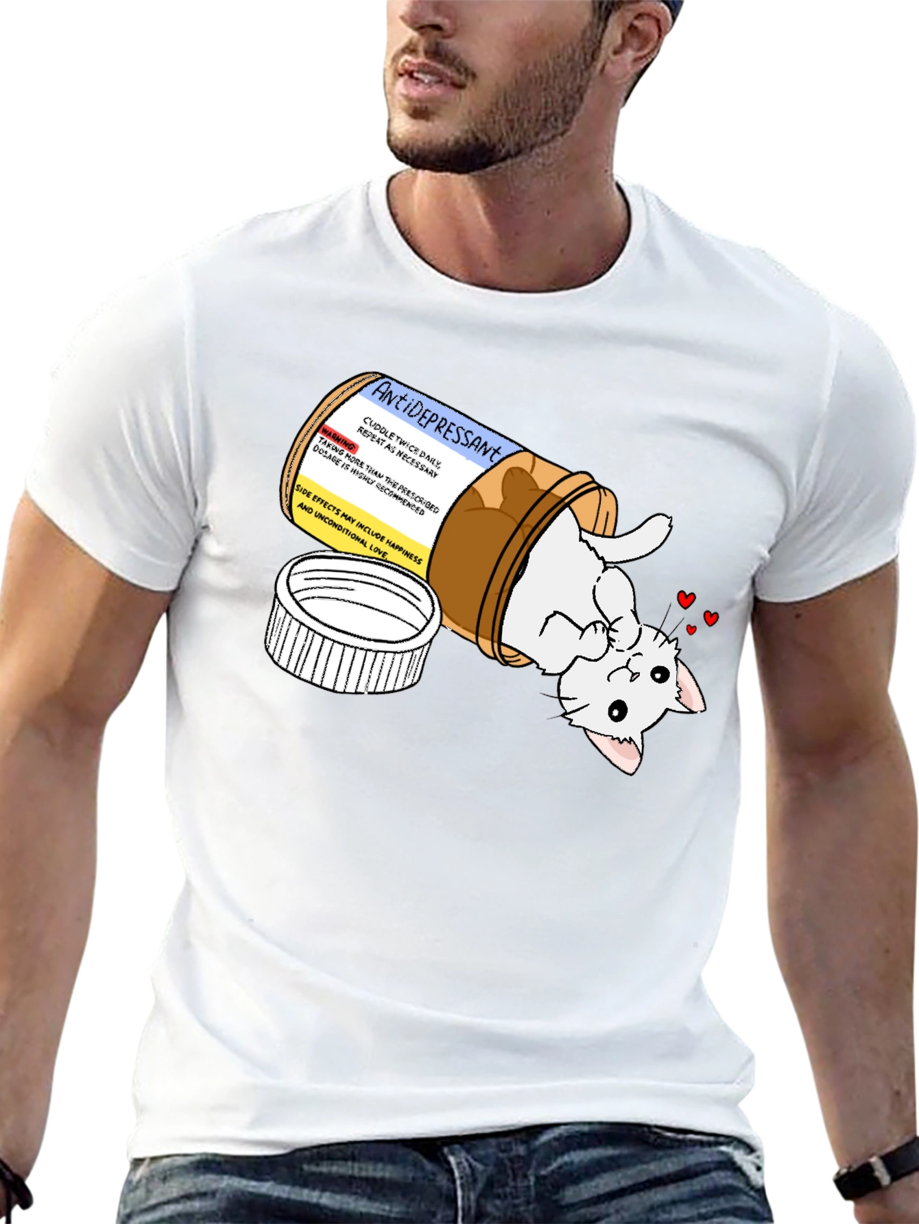 Antidepressant Cat T-Shirt