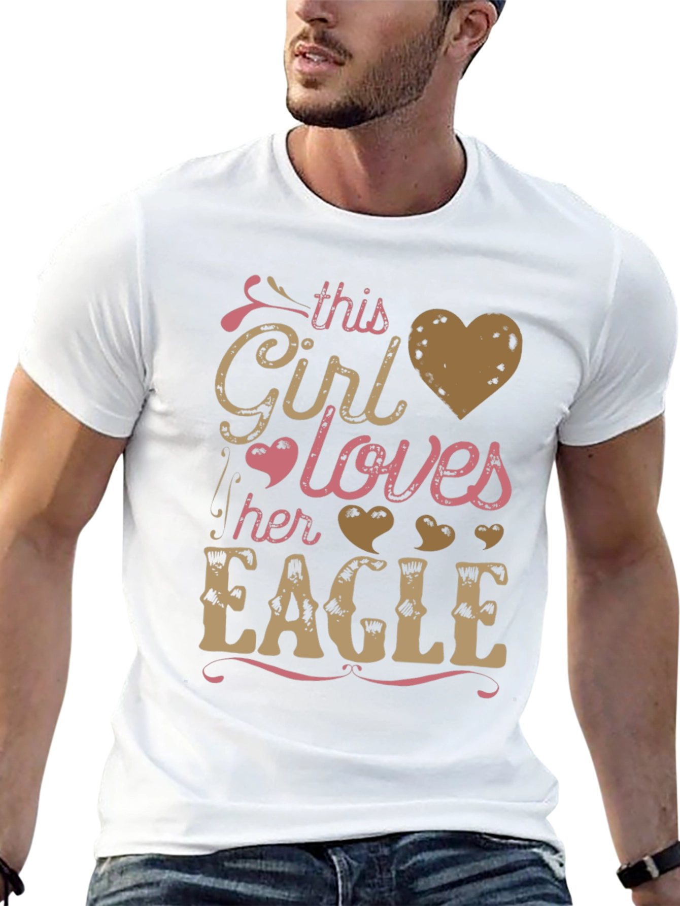 Girl Loves Eagles T-Shirt