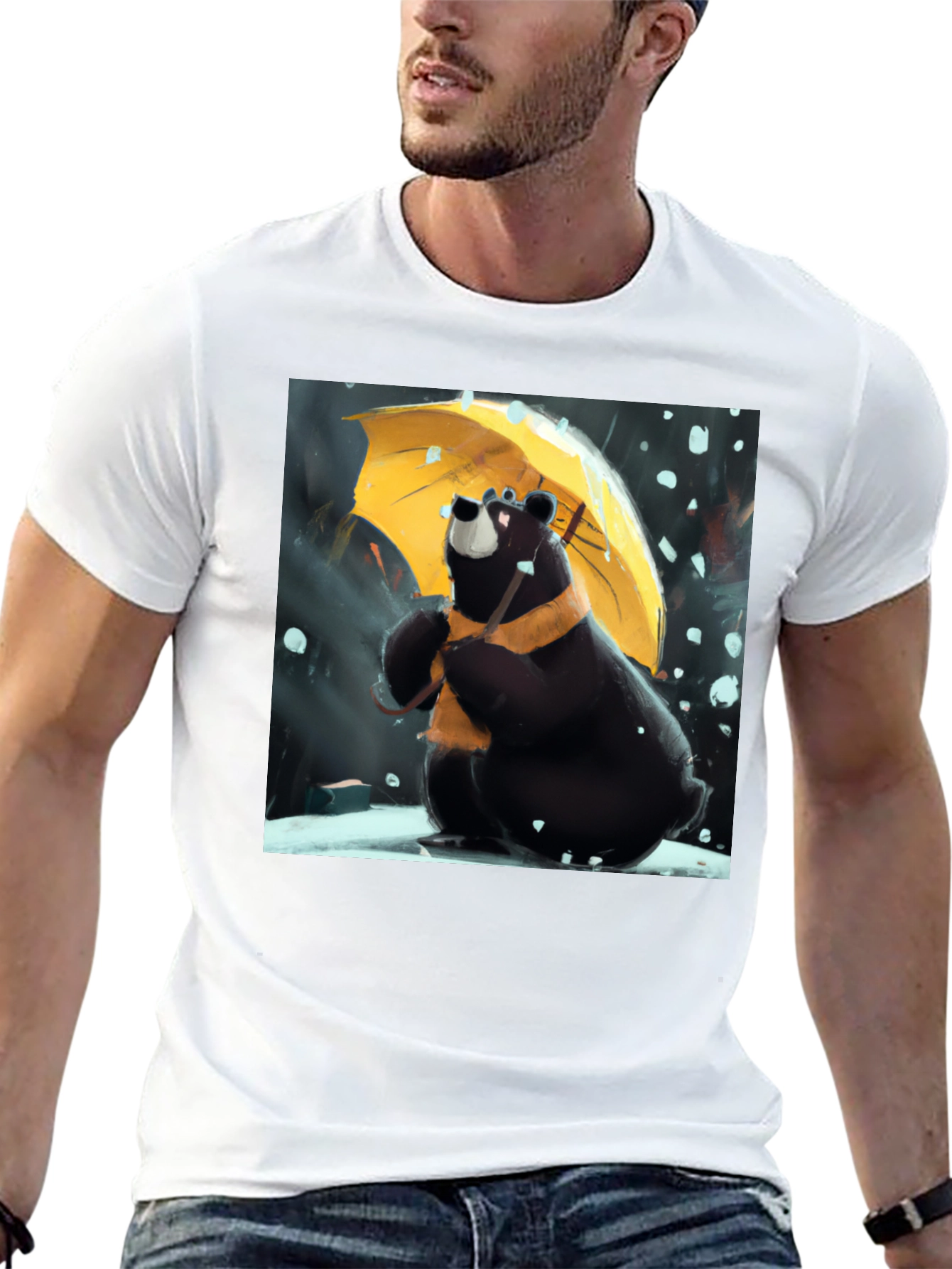 Bear in Rain T-Shirt