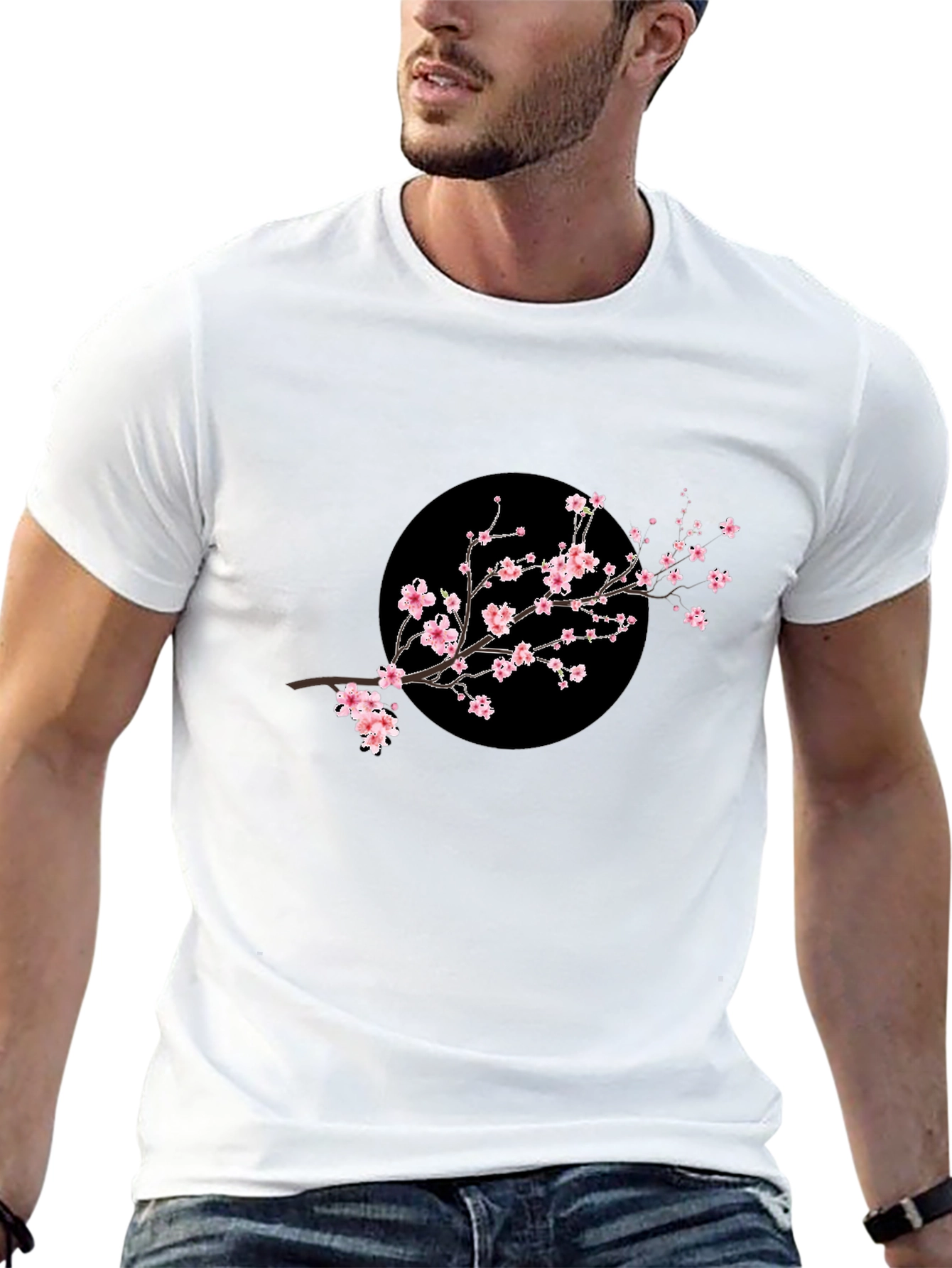 Sakura Branch Black T-Shirt