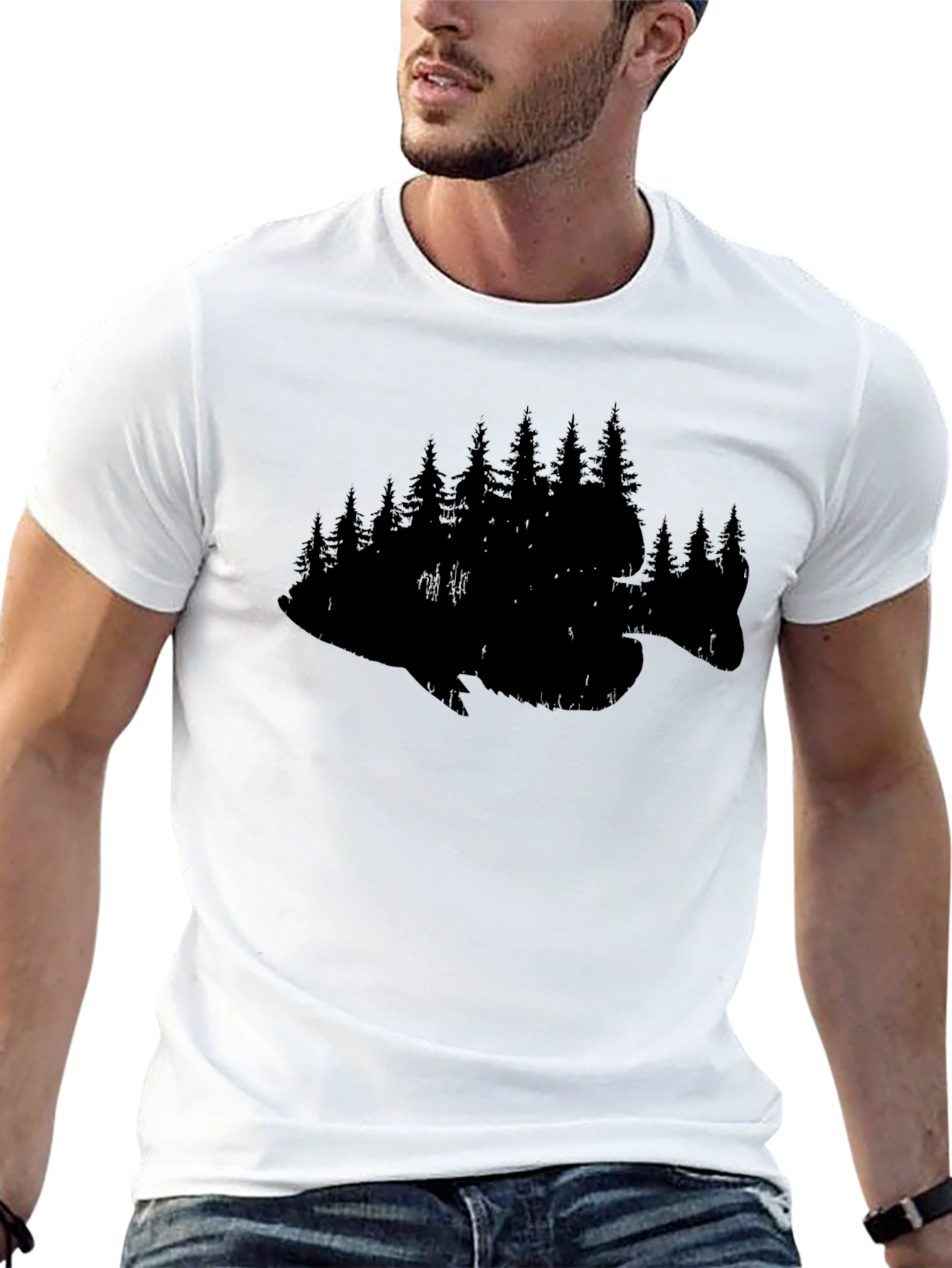 Fish & Trees Graphic Tee