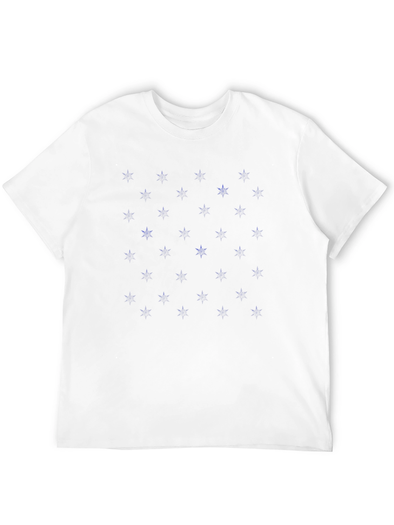 Black T-Shirt with Subtle Star Pattern