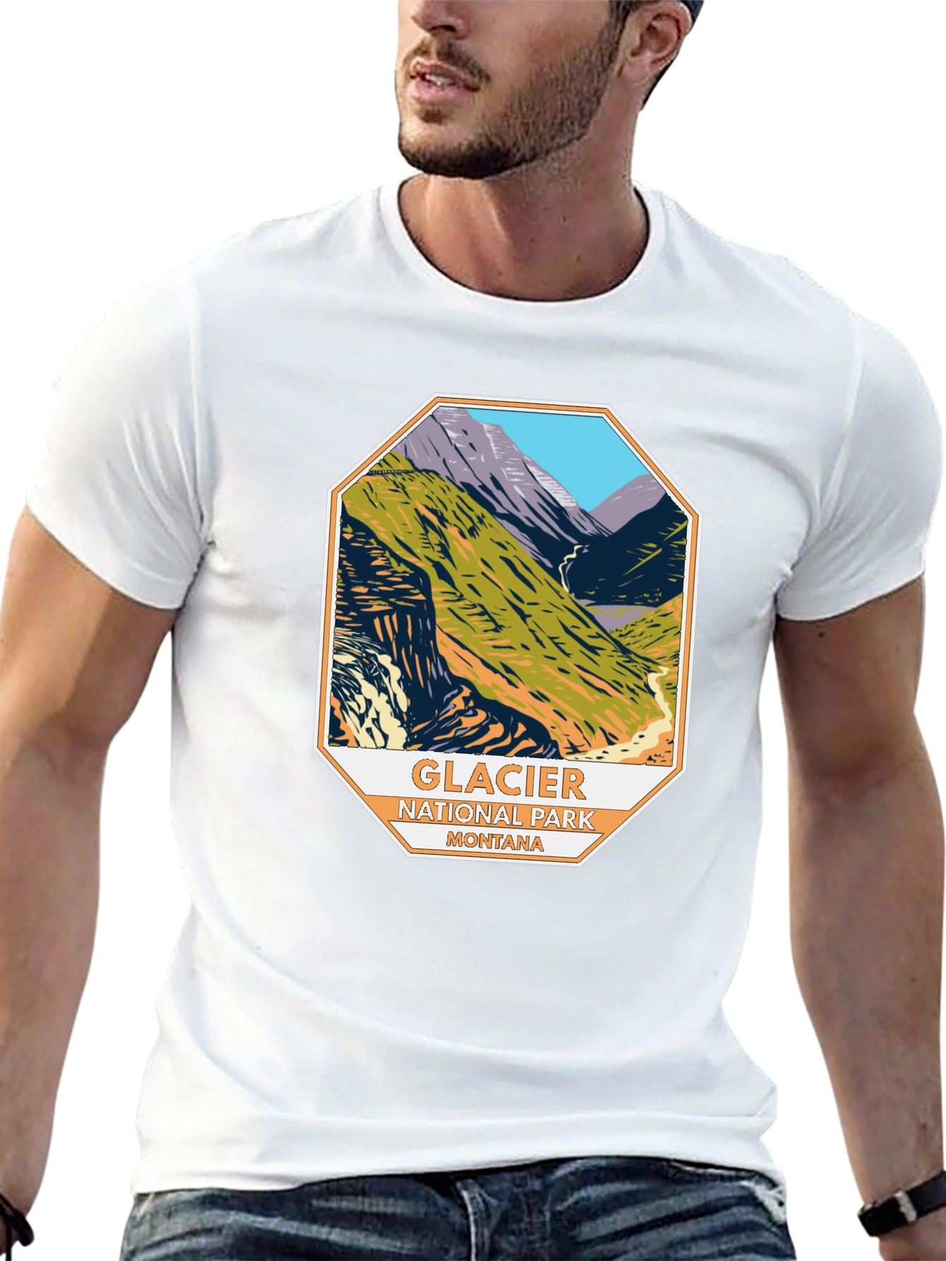 Glacier National Park Montana Tee